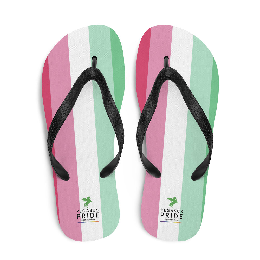 Abrosexual Pride Flag Flip-Flop Sandals sublimation-flip-flops-white-top-652ec8fe4d3e8