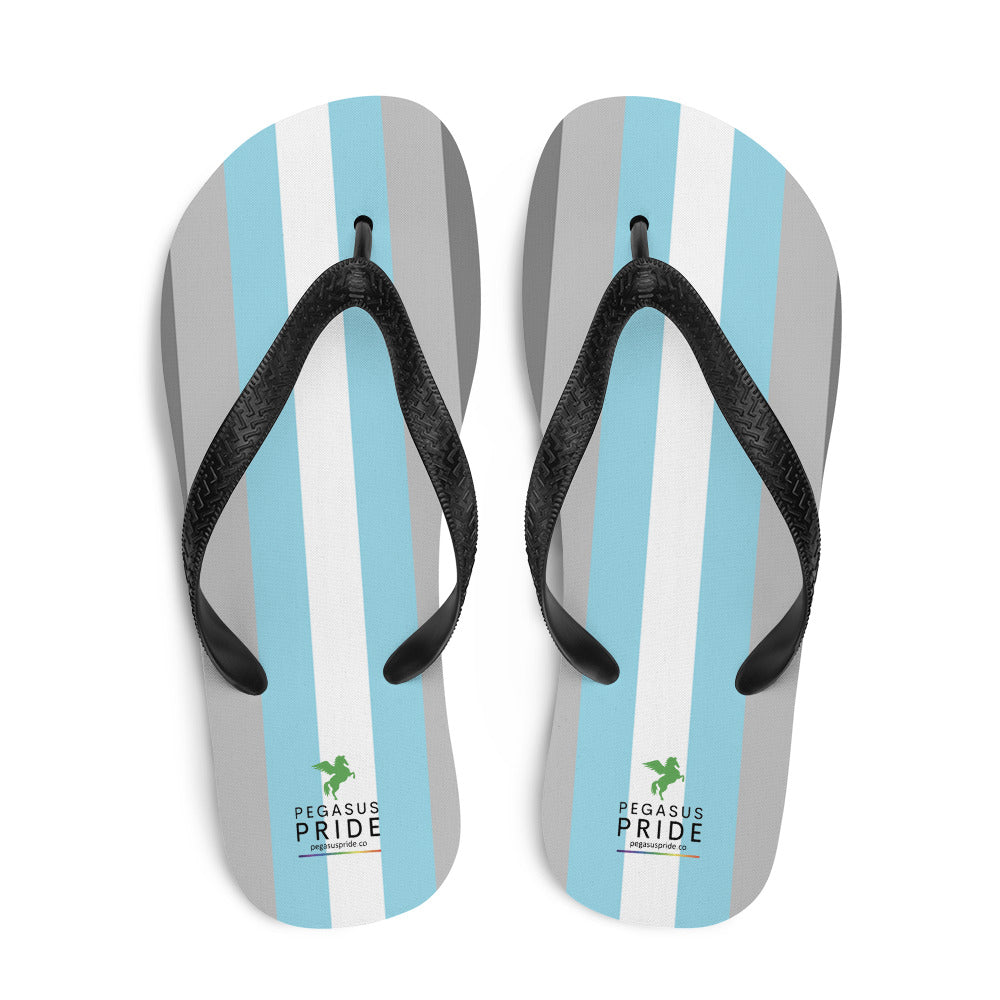 Demiboy Pride Flag Flip Flops sublimation-flip-flops-white-top-652ec9530230c