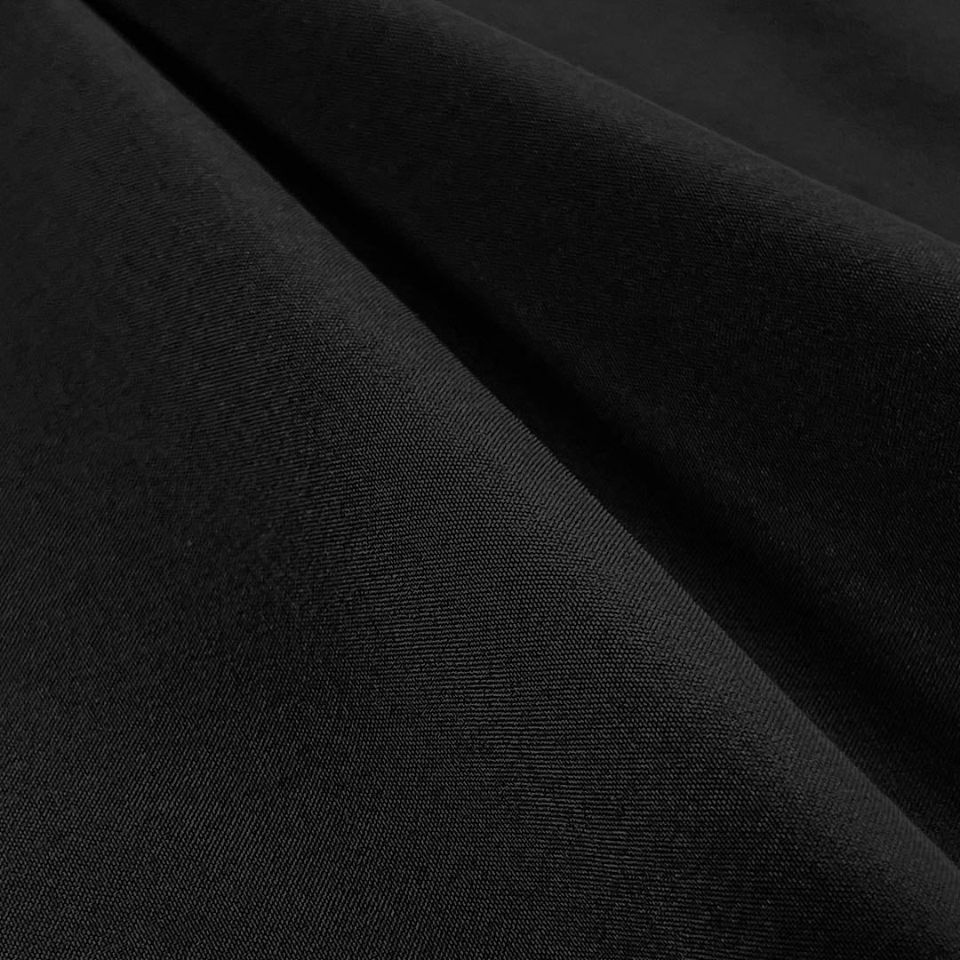 Close-up of black fabric texture