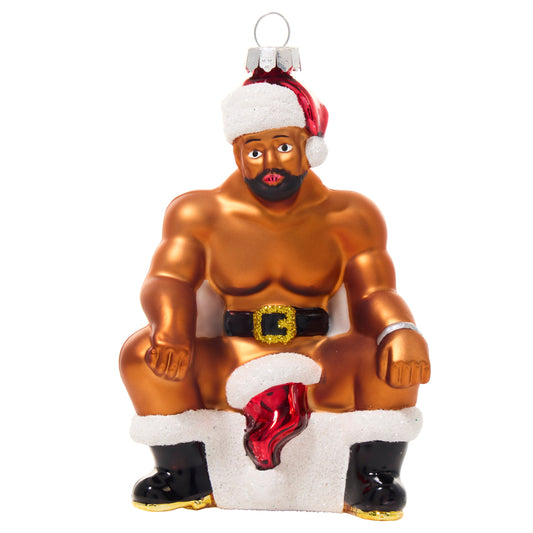 The Big Guy – Hand-Blown Glass Holiday Ornament the-big-guy-hand-blown-glass-holiday-christmas-ornament-front