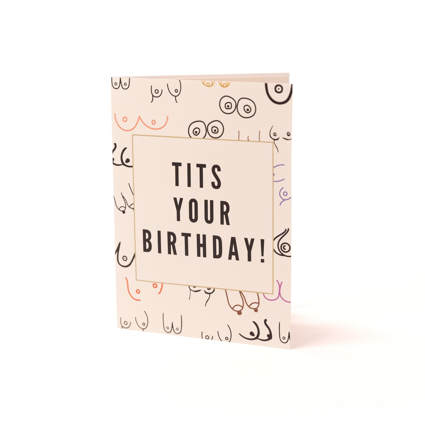 Tits Your Birthday! - Pop Up Card tits-your-birthday-pop-up-card-3d-printed-front