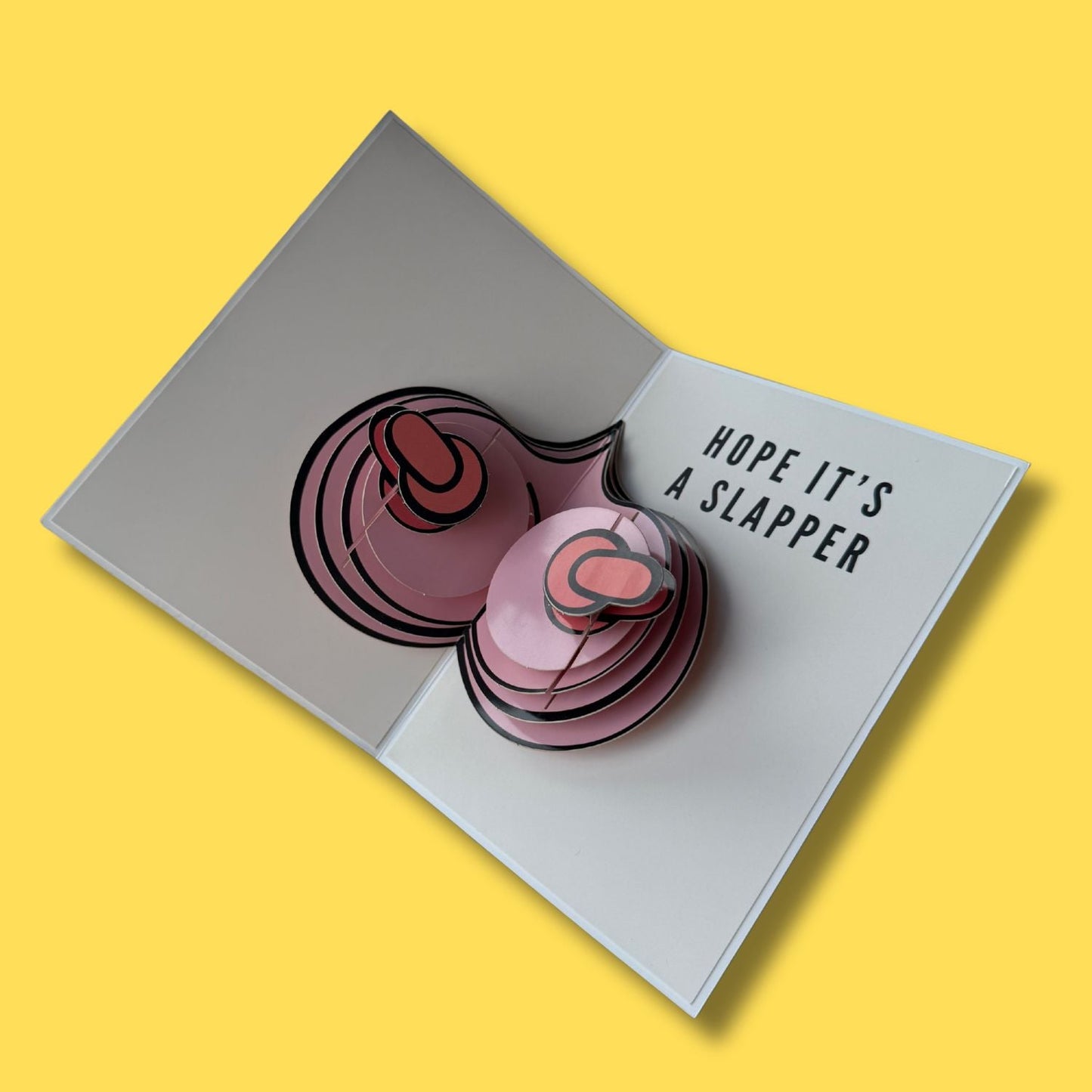 Tits Your Birthday! - Pop Up Card tits-your-birthday-pop-up-card-3d-printed-open