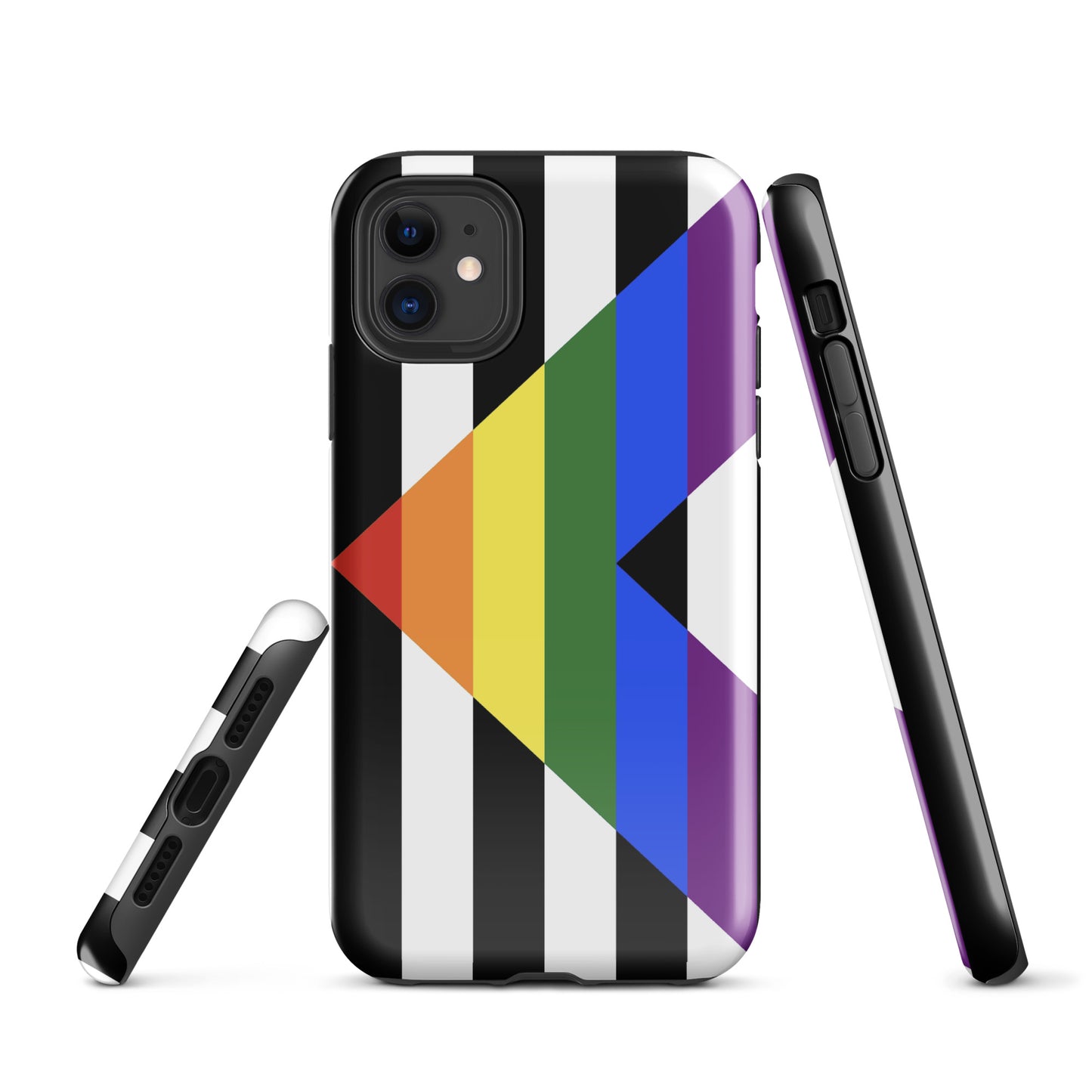 Straight Ally Pride Flag Tough Cell Phone Case for Apple iPhone iPhone 11 Straight Ally tough-case-for-iphone-glossy-iphone-11-front-64c05c3439b38