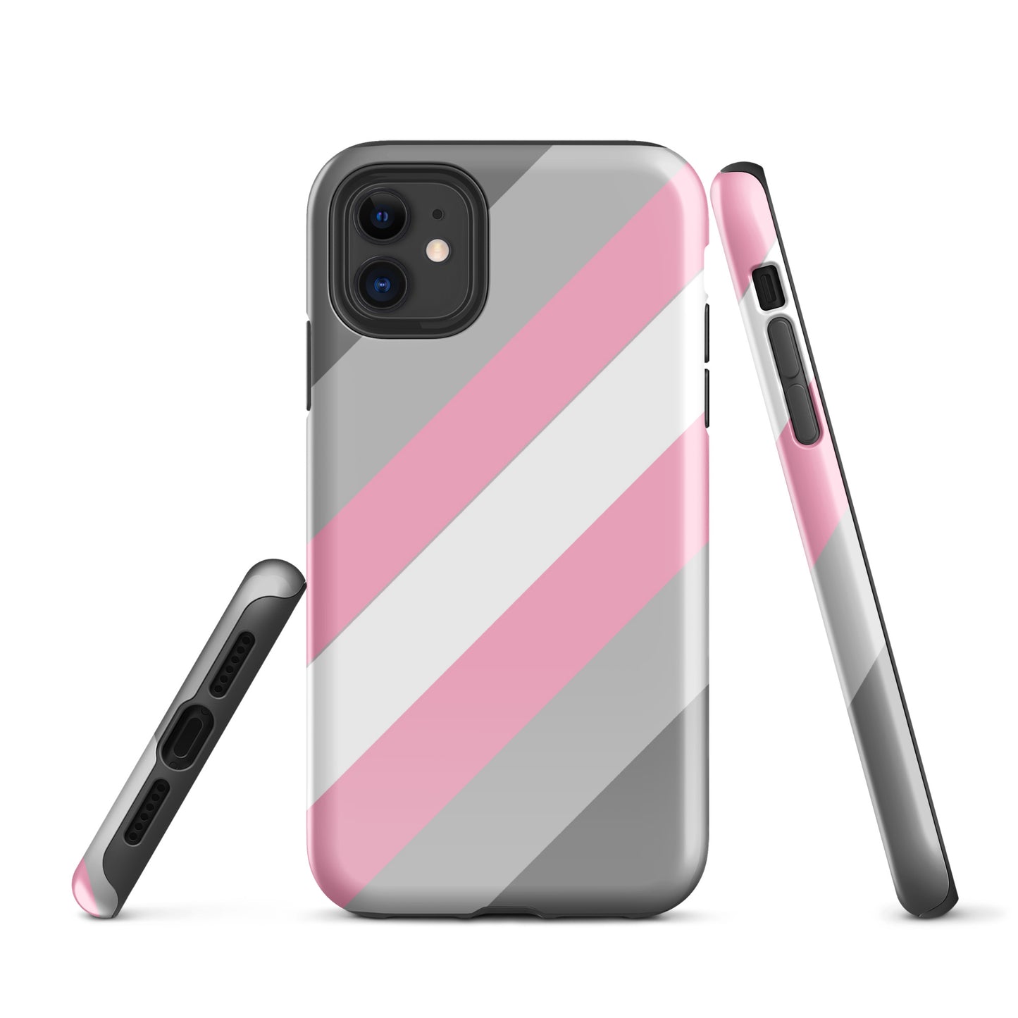 Demigirl Pride Tough Cell Phone Case for Apple iPhone iPhone 11 Demigirl tough-case-for-iphone-glossy-iphone-11-front-64c0621ea20c9