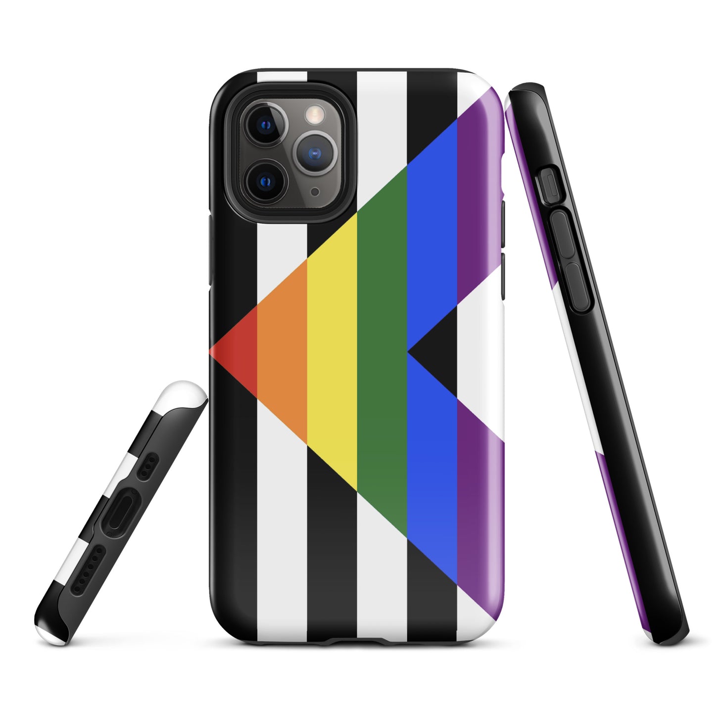 Straight Ally Pride Flag Tough Cell Phone Case for Apple iPhone iPhone 11 Pro Straight Ally tough-case-for-iphone-glossy-iphone-11-pro-front-64c05c3439bdd