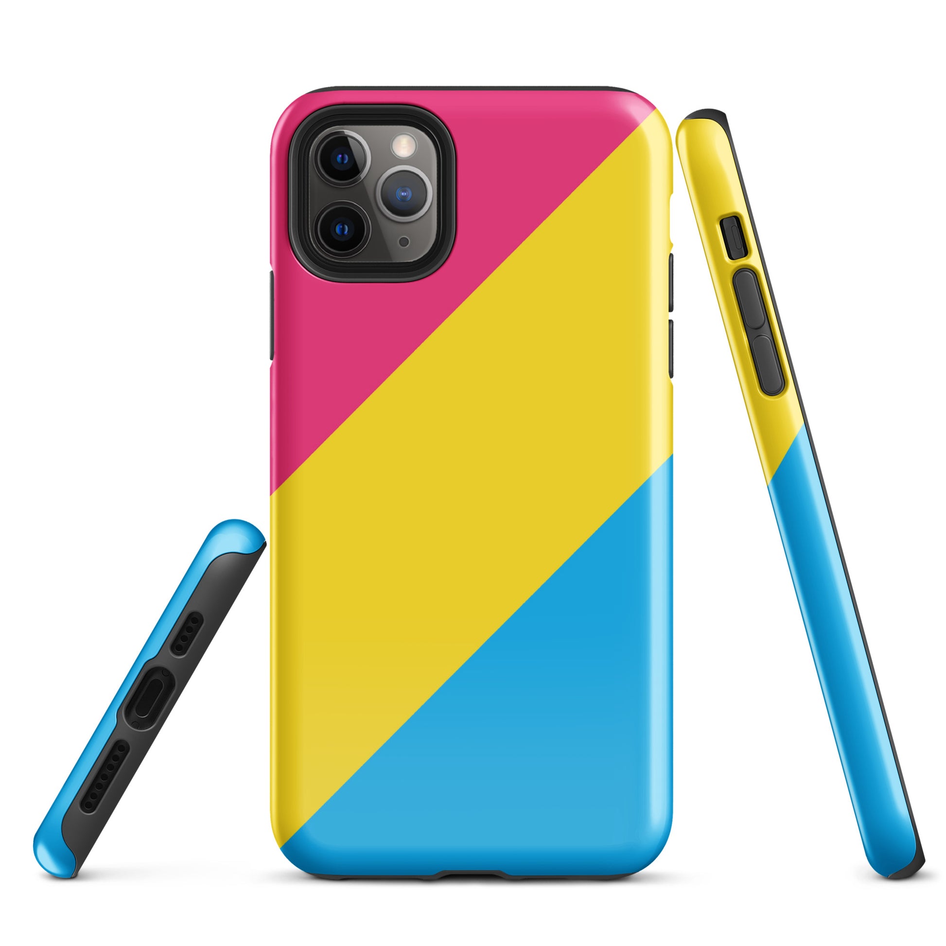 Pansexual Pan Pride Tough Cell Phone Case for Apple iPhone iPhone 11 Pro Max Pansexual tough-case-for-iphone-glossy-iphone-11-pro-max-front-64c05db390d72