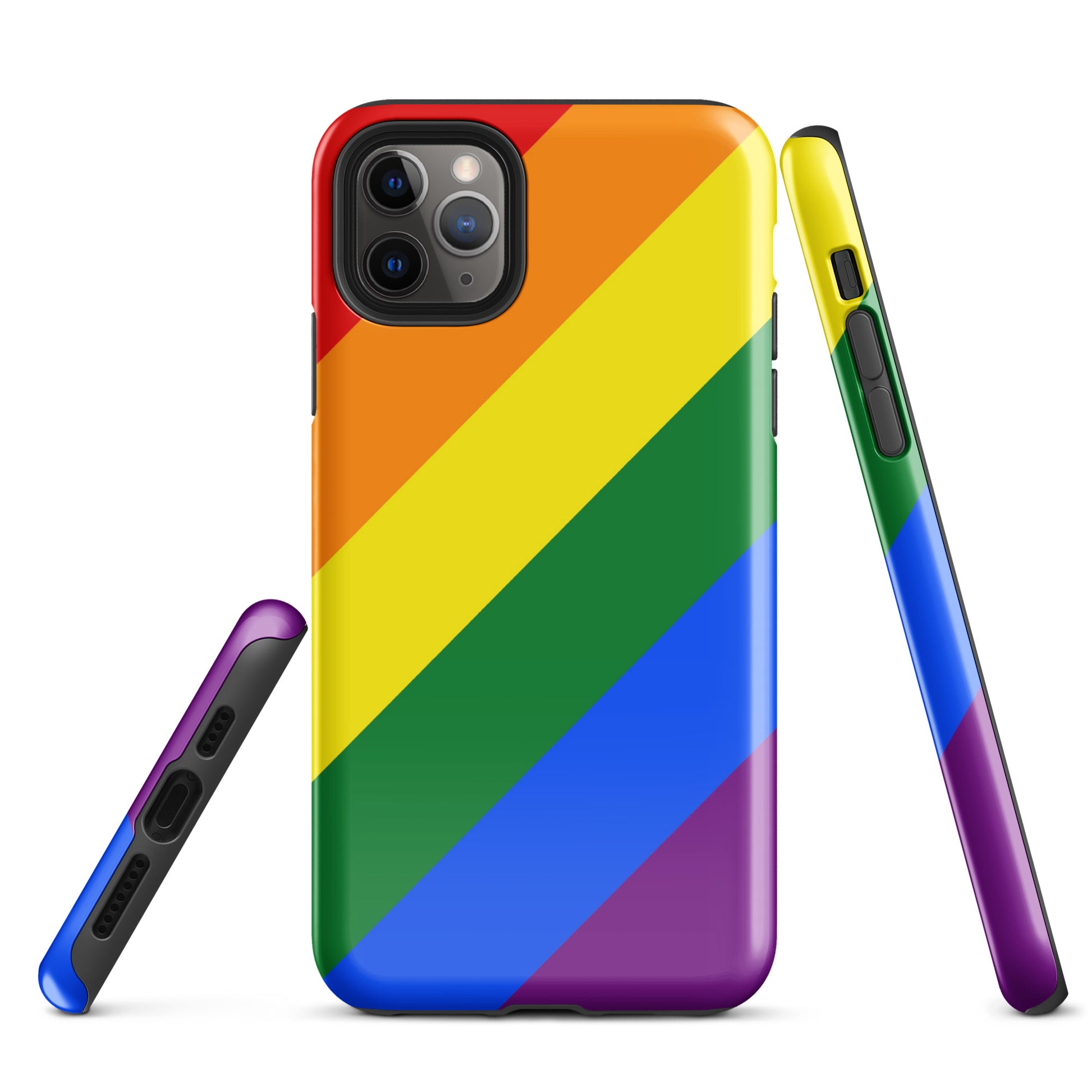 LGBTQ Pride Tough Case for Apple iPhone iPhone 11 Pro Max Pride tough-case-for-iphone-glossy-iphone-11-pro-max-front-64c05ee7c5c4a