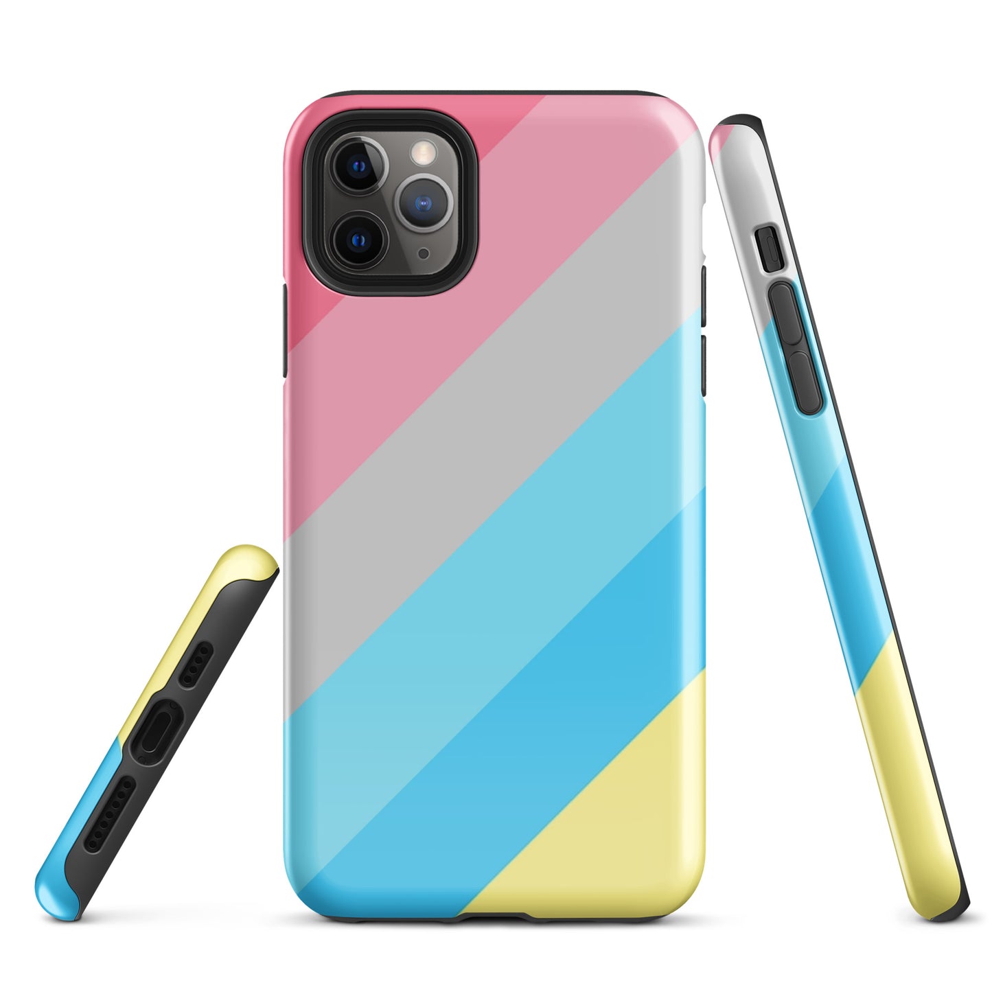 Genderflux Pride Tough Cell Phone Case for Apple iPhone iPhone 11 Pro Max Genderflux tough-case-for-iphone-glossy-iphone-11-pro-max-front-64c06133416c9