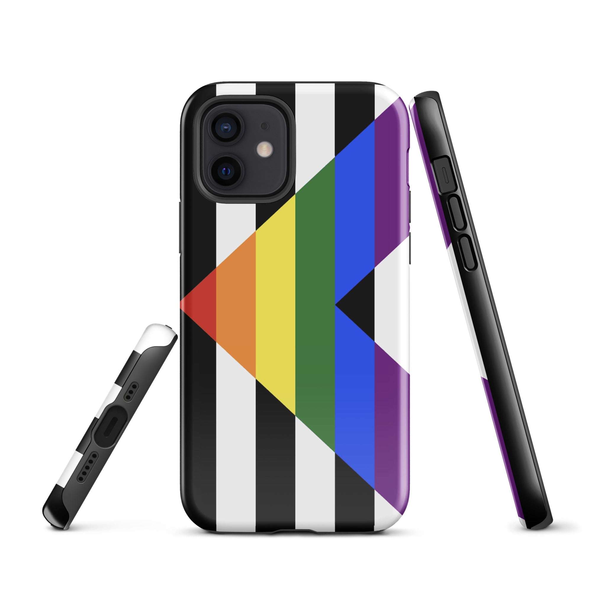 Straight Ally Pride Flag Tough Cell Phone Case for Apple iPhone