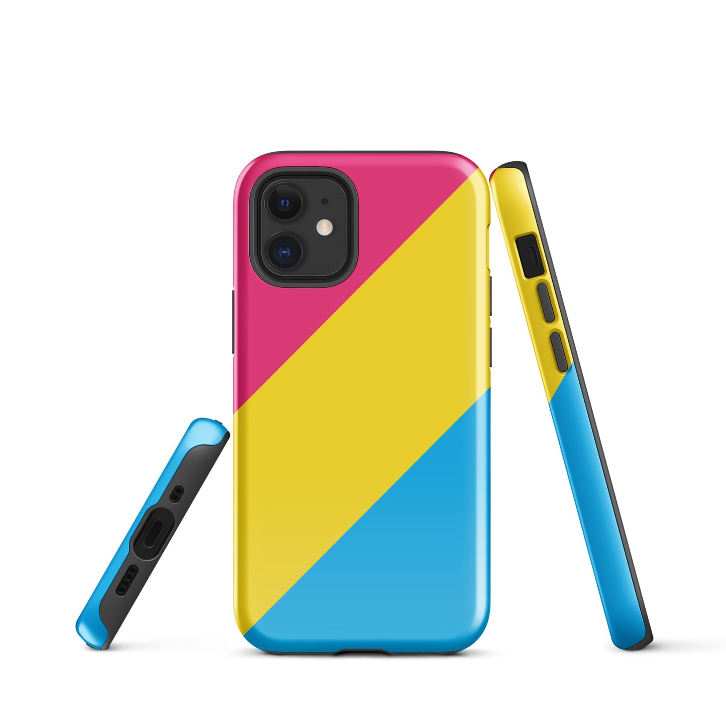 Pansexual Pan Pride Tough Cell Phone Case for Apple iPhone iPhone 12 mini Pansexual tough-case-for-iphone-glossy-iphone-12-mini-front-64c05db390e09