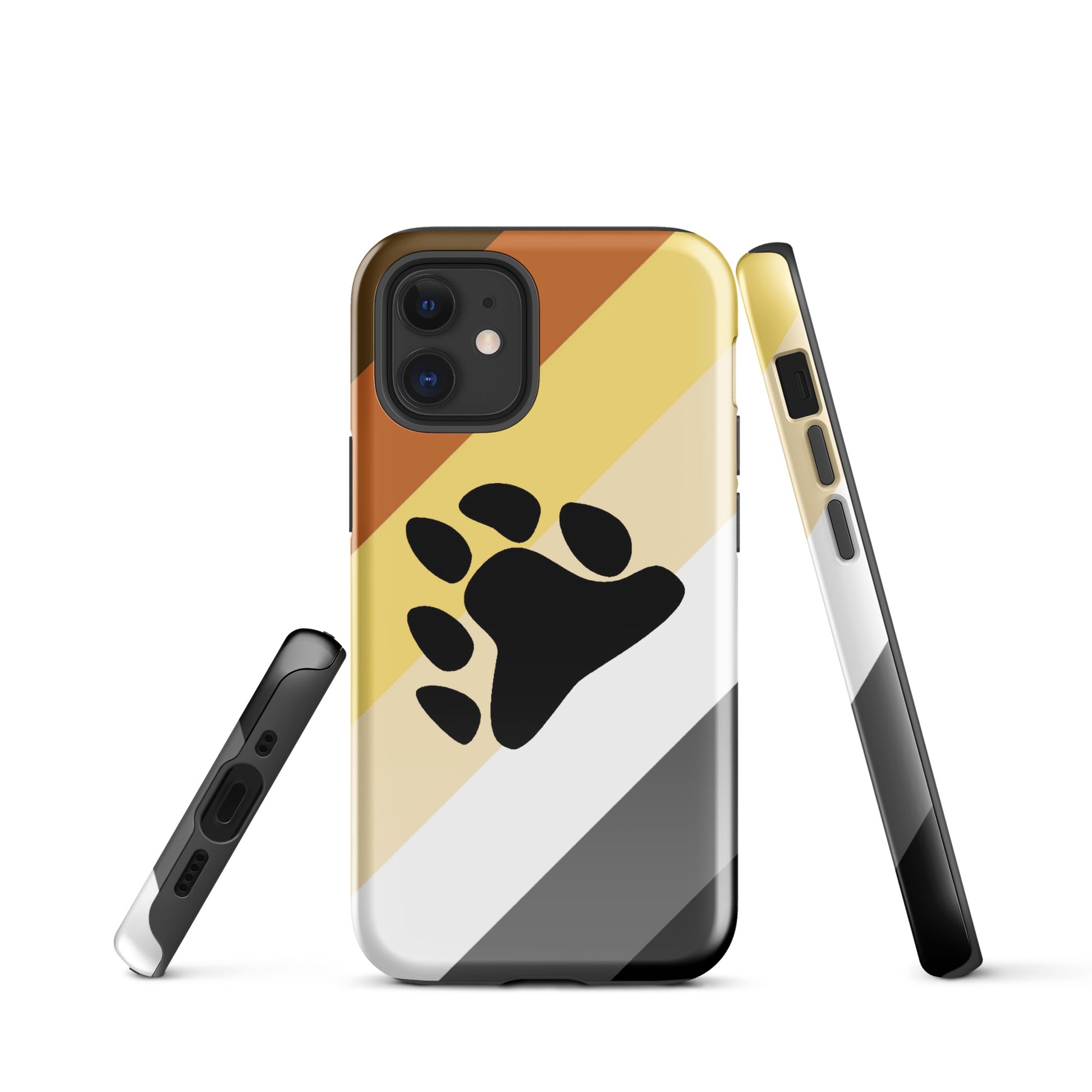 Gay Bear Pride Tough Cell Phone Case for Apple iPhone iPhone 12 mini Gay tough-case-for-iphone-glossy-iphone-12-mini-front-64c05e0573a15