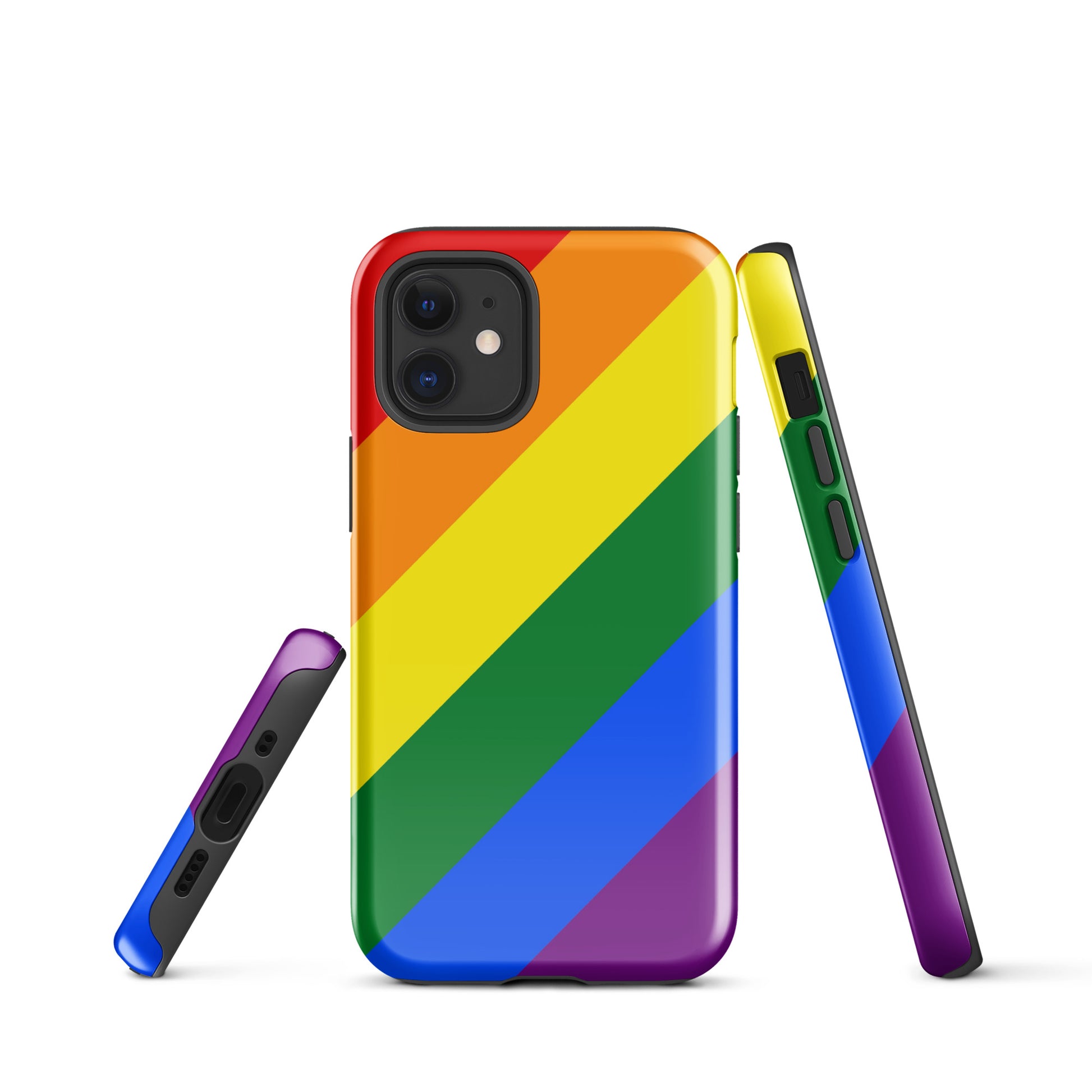 LGBTQ Pride Tough Case for Apple iPhone iPhone 12 mini Pride tough-case-for-iphone-glossy-iphone-12-mini-front-64c05ee7c5cbf