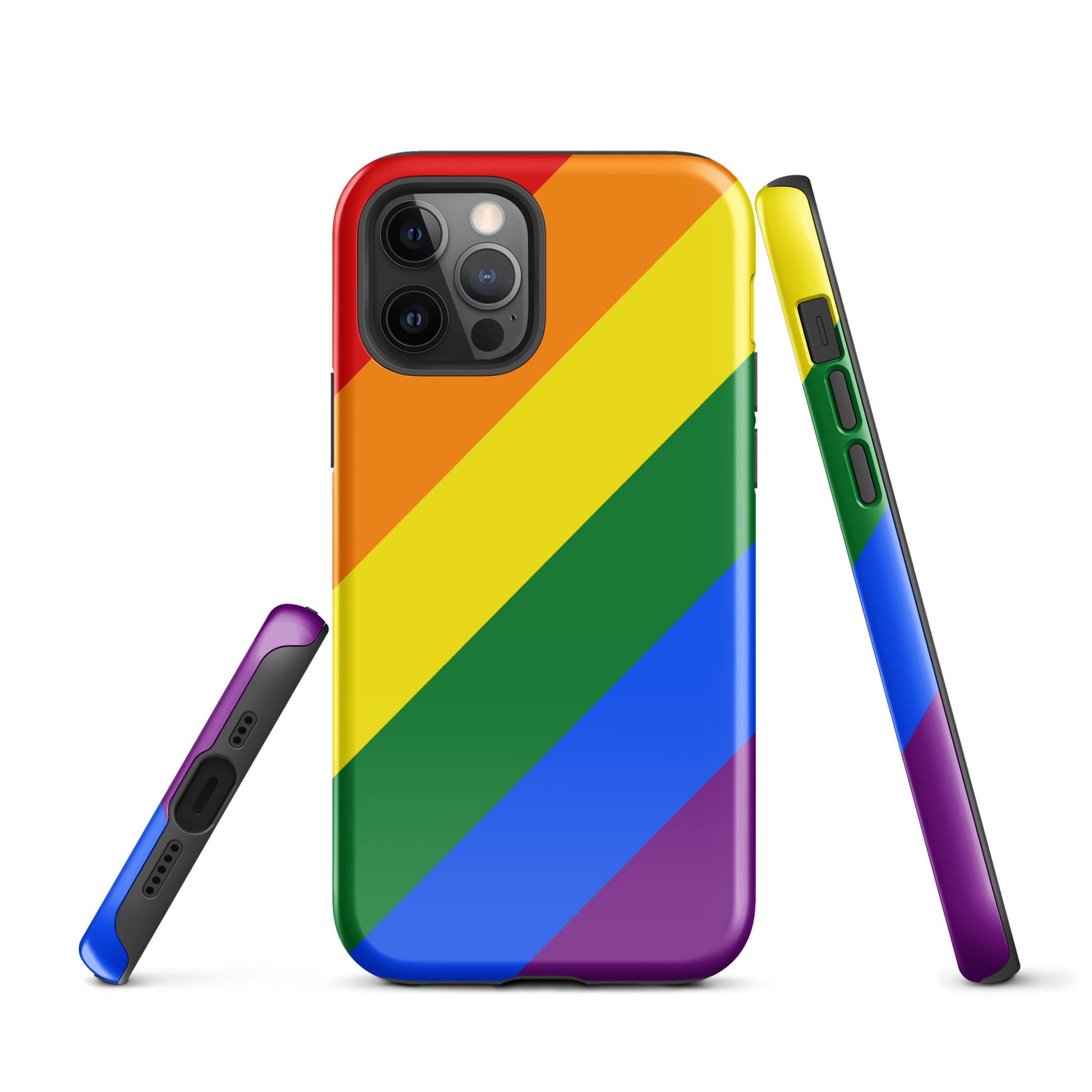 LGBTQ Pride Tough Case for Apple iPhone iPhone 12 Pro Pride tough-case-for-iphone-glossy-iphone-12-pro-front-64c05ee7c5d77