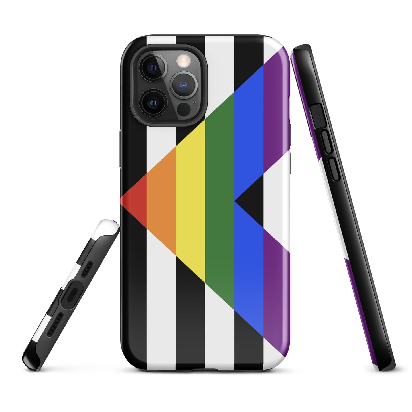 Straight Ally Pride Flag Tough Cell Phone Case for Apple iPhone iPhone 12 Pro Max Straight Ally tough-case-for-iphone-glossy-iphone-12-pro-max-front-64c05c3439d90