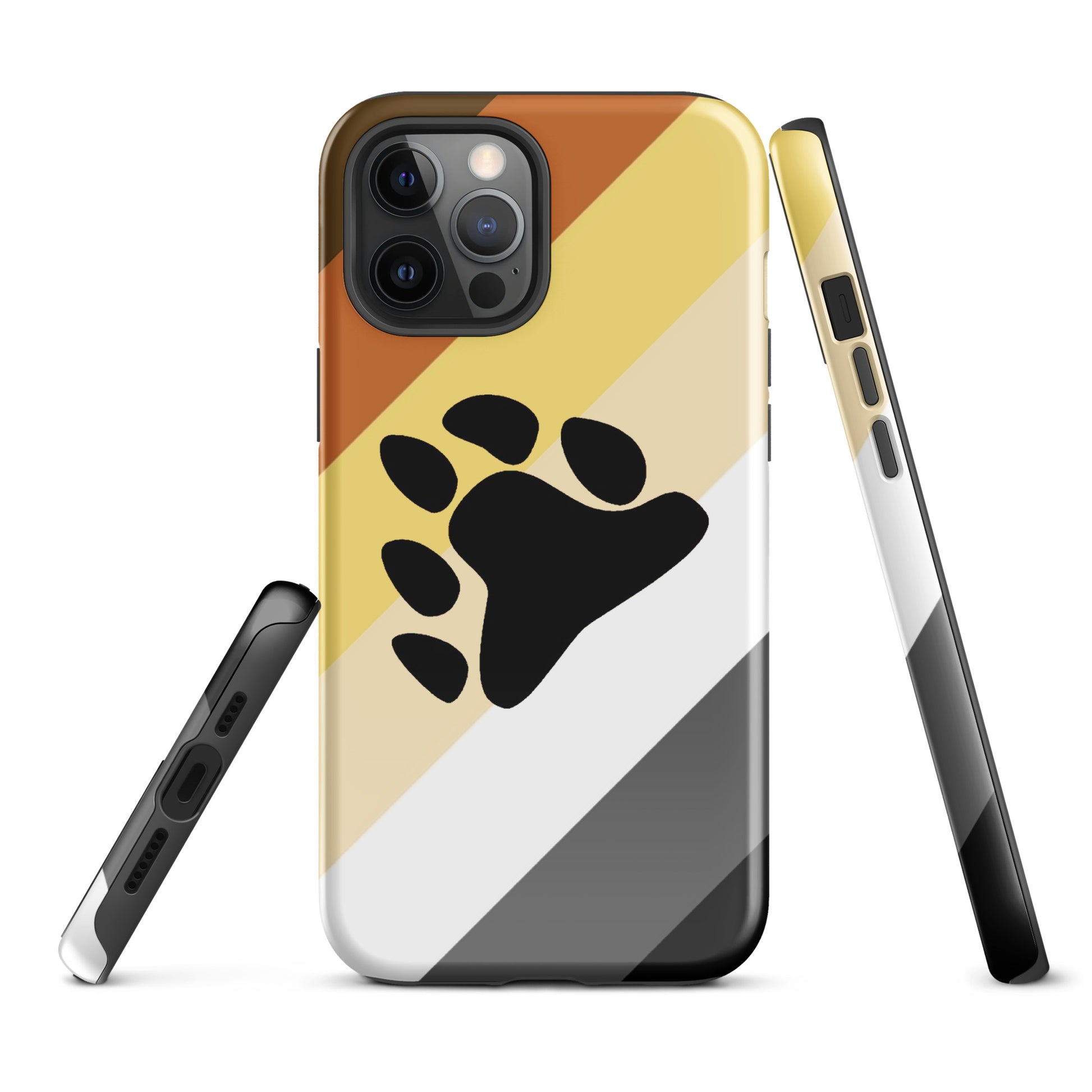 Gay Bear Pride Tough Cell Phone Case for Apple iPhone iPhone 12 Pro Max Gay tough-case-for-iphone-glossy-iphone-12-pro-max-front-64c05e0573b01