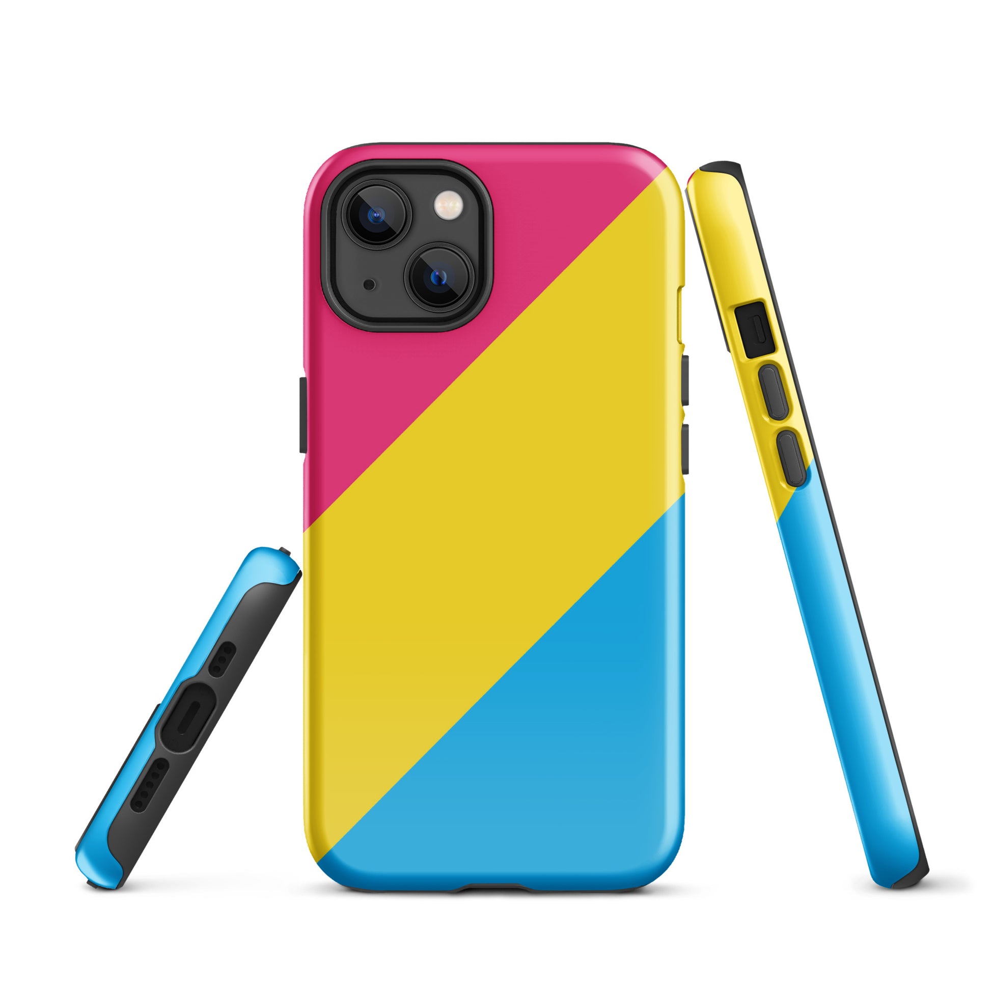 Pansexual Pan Pride Tough Cell Phone Case for Apple iPhone iPhone 13 Pansexual tough-case-for-iphone-glossy-iphone-13-front-64c05db3910ca