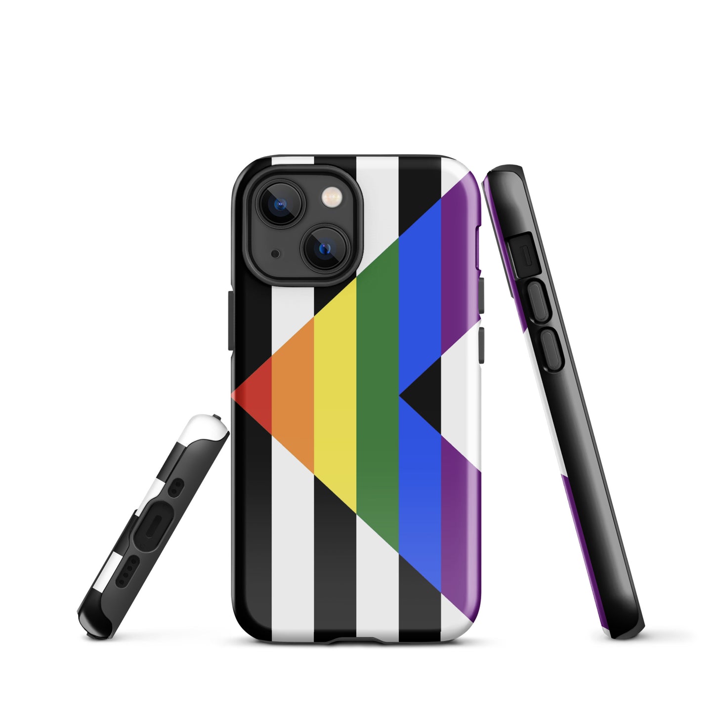 Straight Ally Pride Flag Tough Cell Phone Case for Apple iPhone iPhone 13 mini Straight Ally tough-case-for-iphone-glossy-iphone-13-mini-front-64c05c3439de8