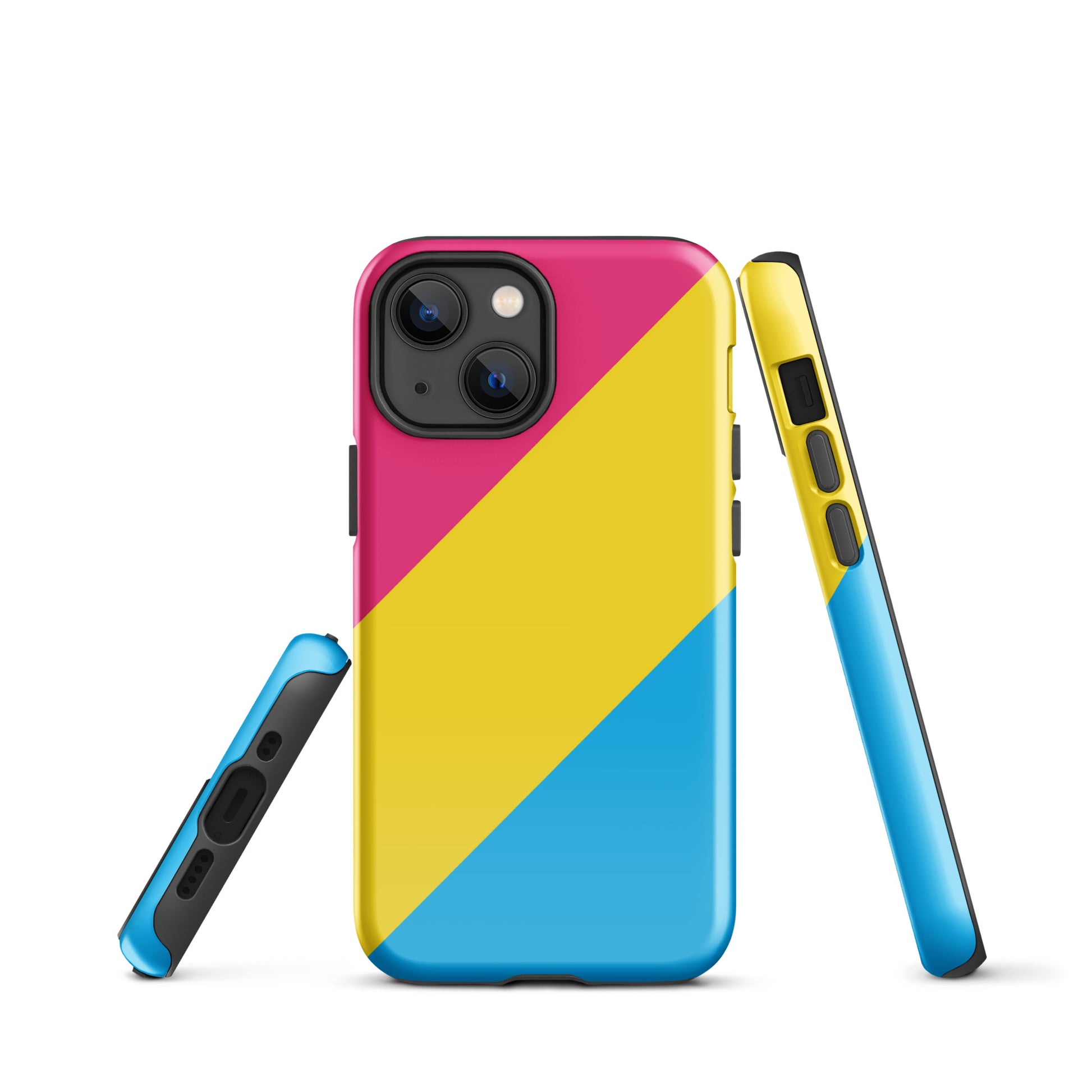 Pansexual Pan Pride Tough Cell Phone Case for Apple iPhone iPhone 13 mini Pansexual tough-case-for-iphone-glossy-iphone-13-mini-front-64c05db39103b