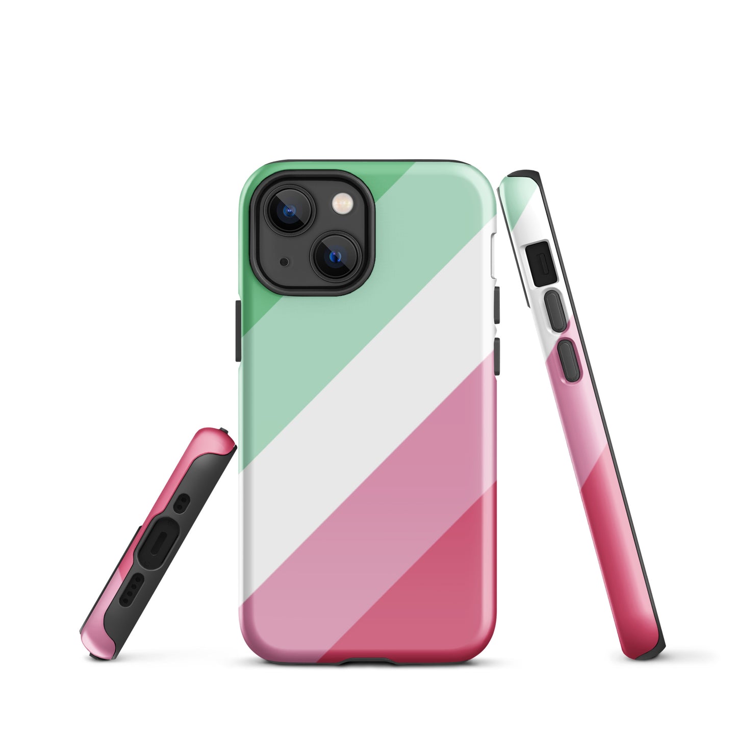 Abrosexual Pride Tough Case for Apple iPhone iPhone 13 mini Multi Abrosexual tough-case-for-iphone-glossy-iphone-13-mini-front-6596d44342df8