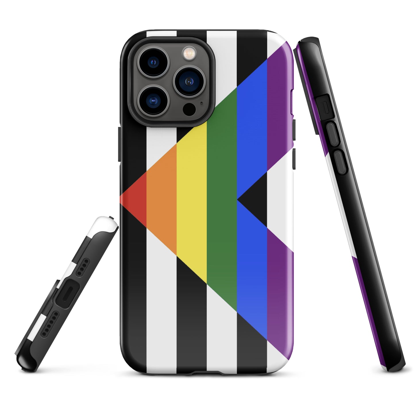 Straight Ally Pride Flag Tough Cell Phone Case for Apple iPhone iPhone 13 Pro Max Straight Ally tough-case-for-iphone-glossy-iphone-13-pro-max-front-64c05c3439f0b