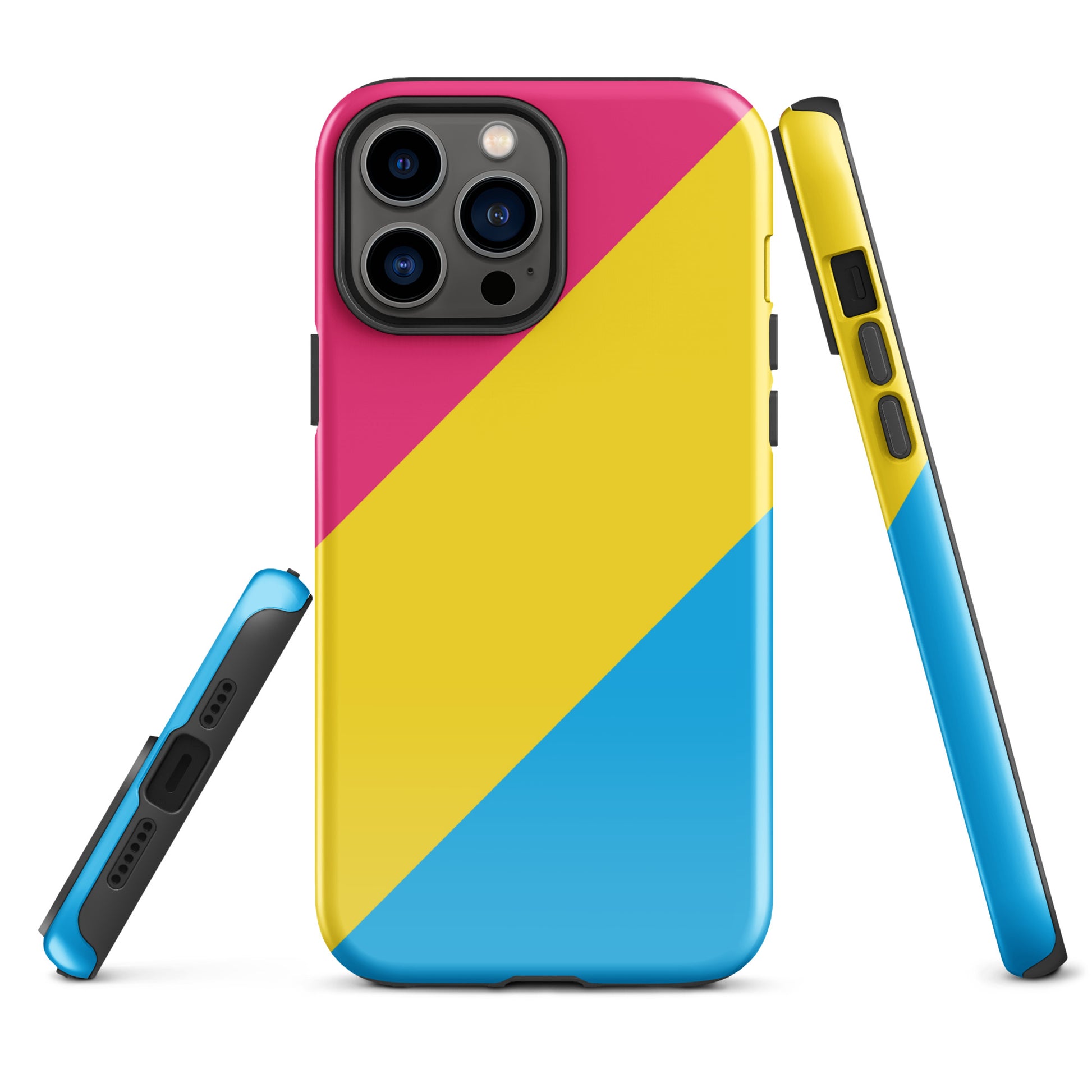 Pansexual Pan Pride Tough Cell Phone Case for Apple iPhone iPhone 13 Pro Max Pansexual tough-case-for-iphone-glossy-iphone-13-pro-max-front-64c05db3911e0