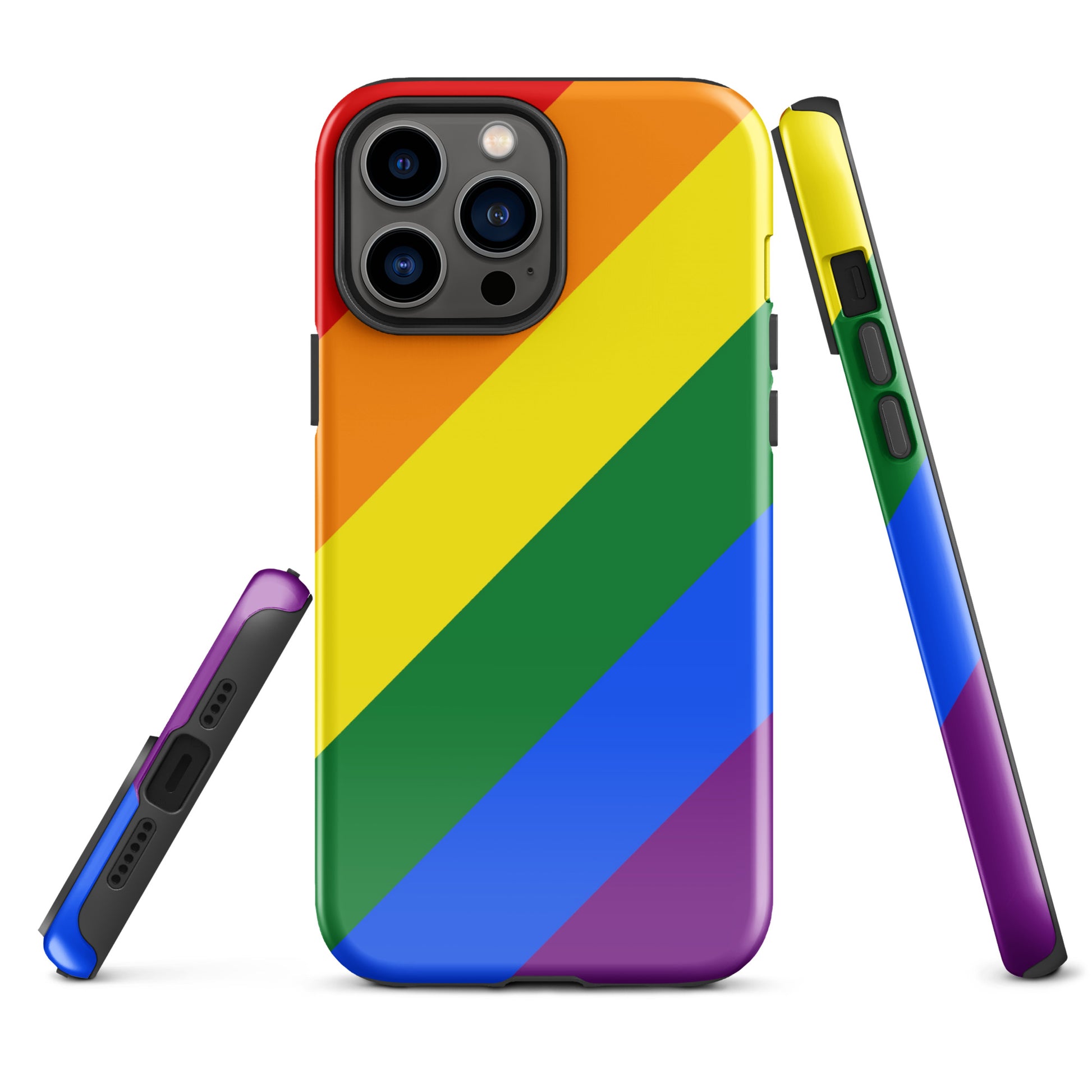 LGBTQ Pride Tough Case for Apple iPhone iPhone 13 Pro Max Pride tough-case-for-iphone-glossy-iphone-13-pro-max-front-64c05ee7c5f01