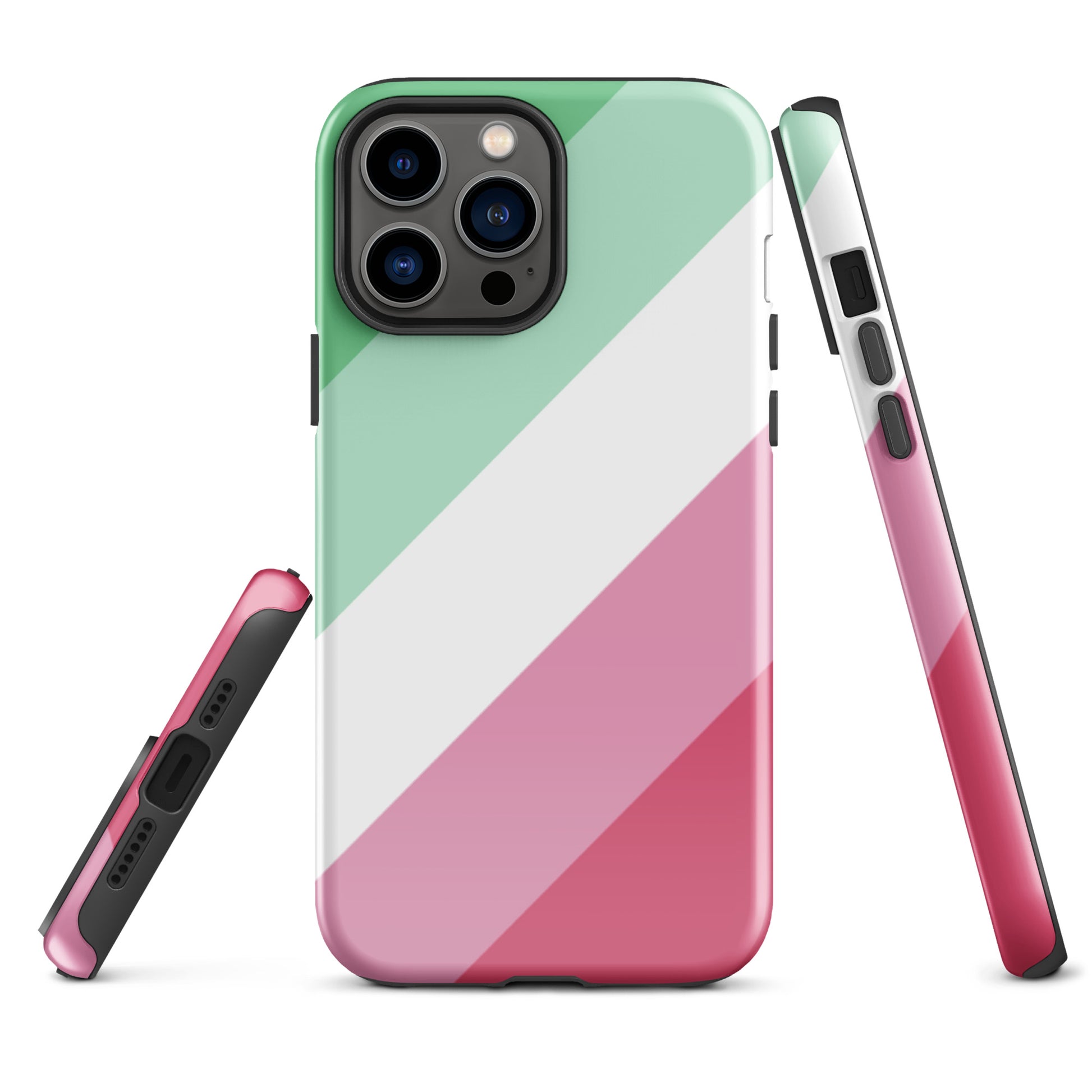 Abrosexual Pride Tough Case for Apple iPhone iPhone 13 Pro Max Multi Abrosexual tough-case-for-iphone-glossy-iphone-13-pro-max-front-6596d4434301b