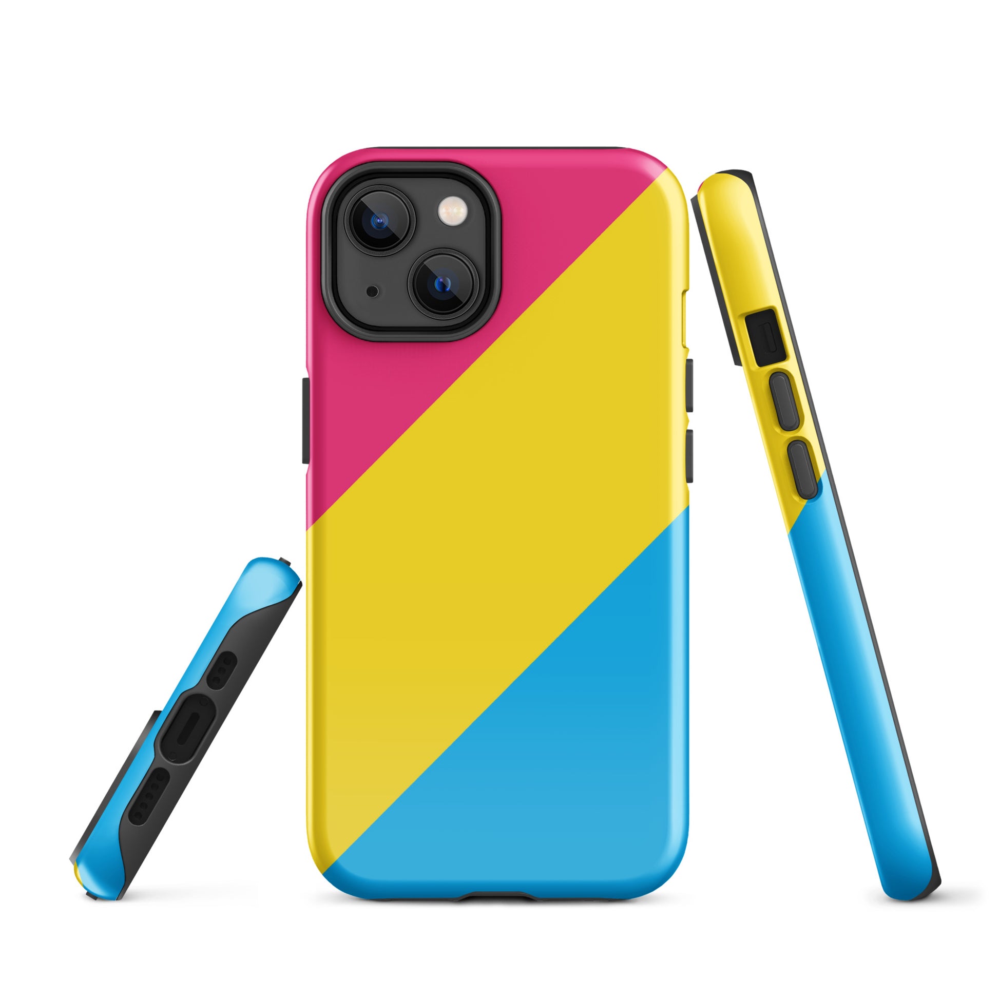 Pansexual Pan Pride Tough Cell Phone Case for Apple iPhone iPhone 14 Pansexual tough-case-for-iphone-glossy-iphone-14-front-64c05db39128e