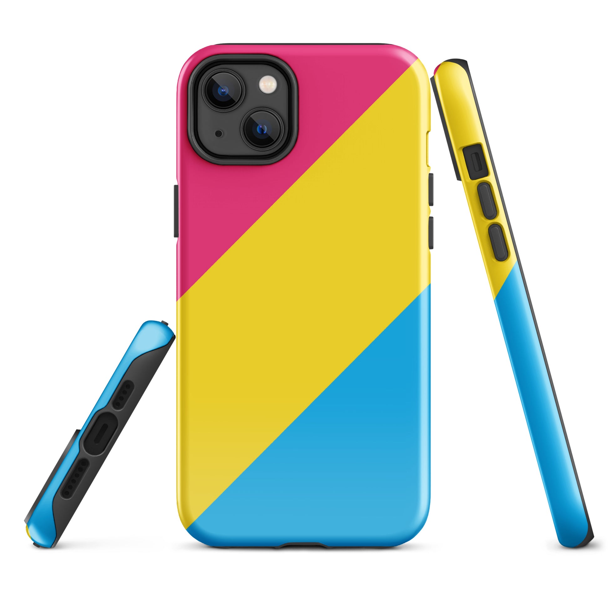 Pansexual Pan Pride Tough Cell Phone Case for Apple iPhone iPhone 14 Plus Pansexual tough-case-for-iphone-glossy-iphone-14-plus-front-64c05db39131c