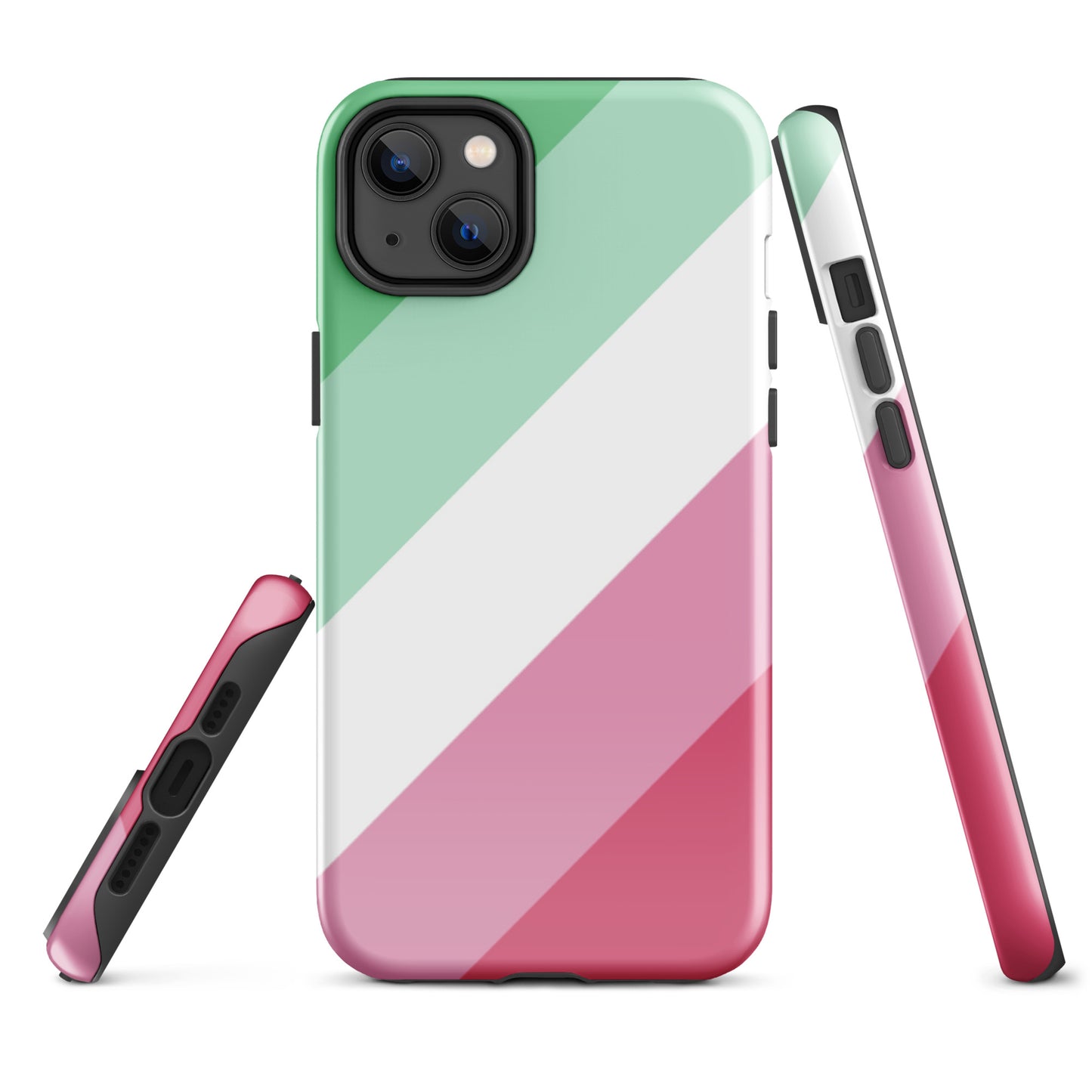 Abrosexual Pride Tough Case for Apple iPhone iPhone 14 Plus Multi Abrosexual tough-case-for-iphone-glossy-iphone-14-plus-front-6596d44343186