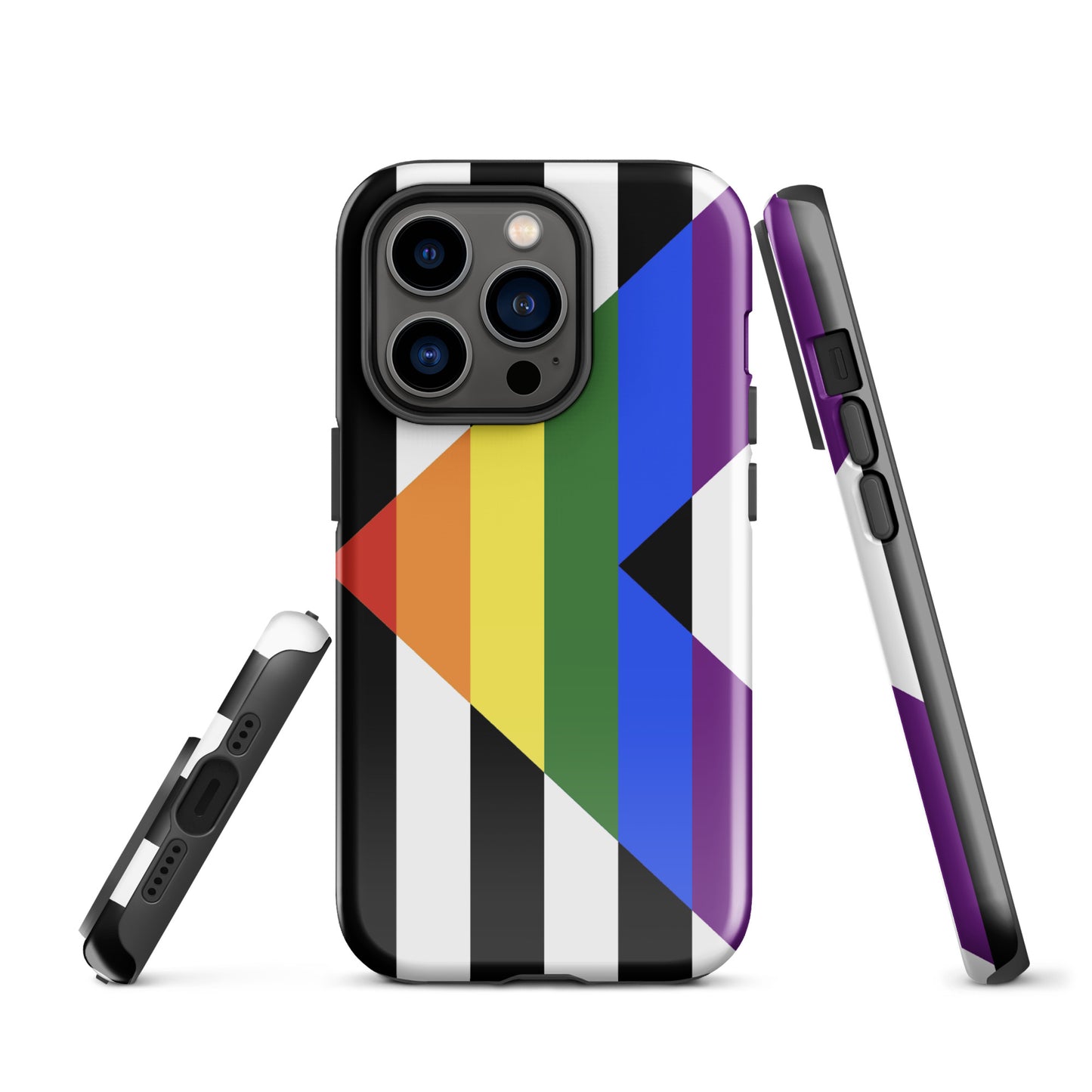 Straight Ally Pride Flag Tough Cell Phone Case for Apple iPhone iPhone 14 Pro Straight Ally tough-case-for-iphone-glossy-iphone-14-pro-front-64c05c343a0c4