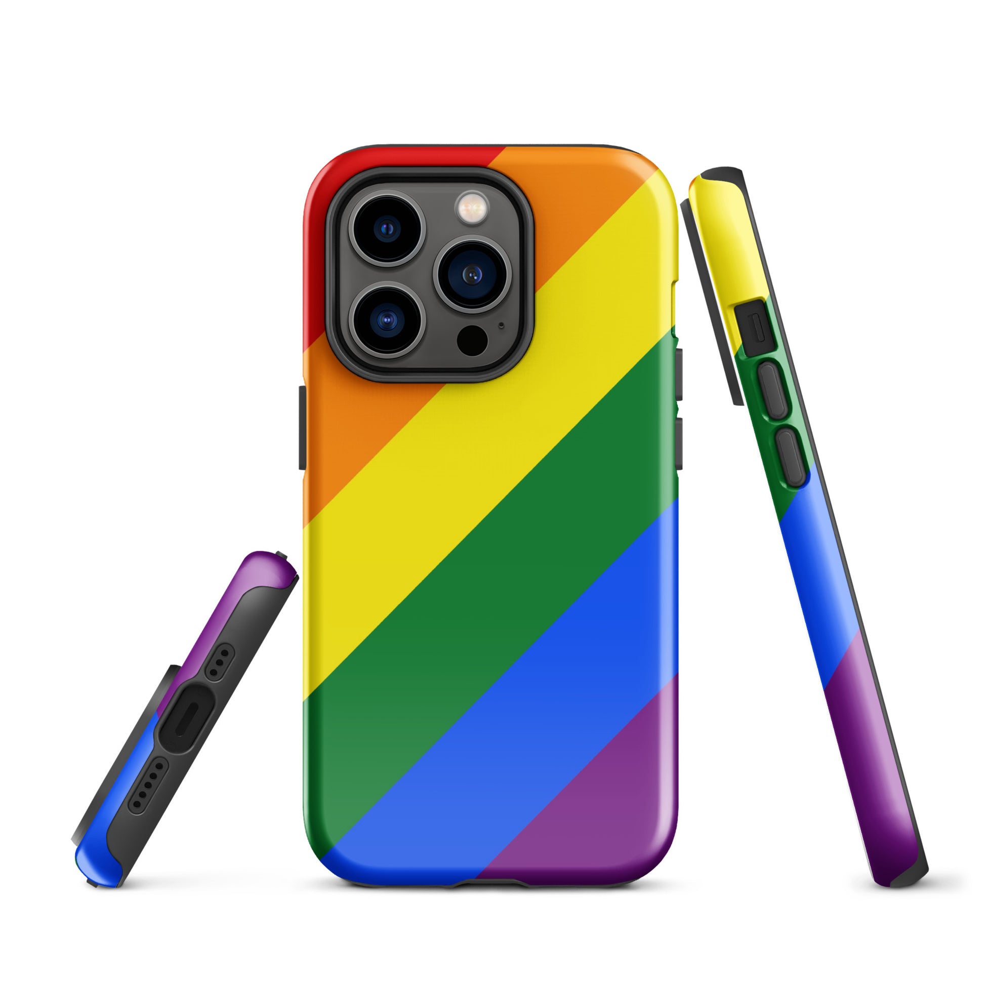 LGBTQ Pride Tough Case for Apple iPhone iPhone 14 Pro Pride tough-case-for-iphone-glossy-iphone-14-pro-front-64c05ee7c606a