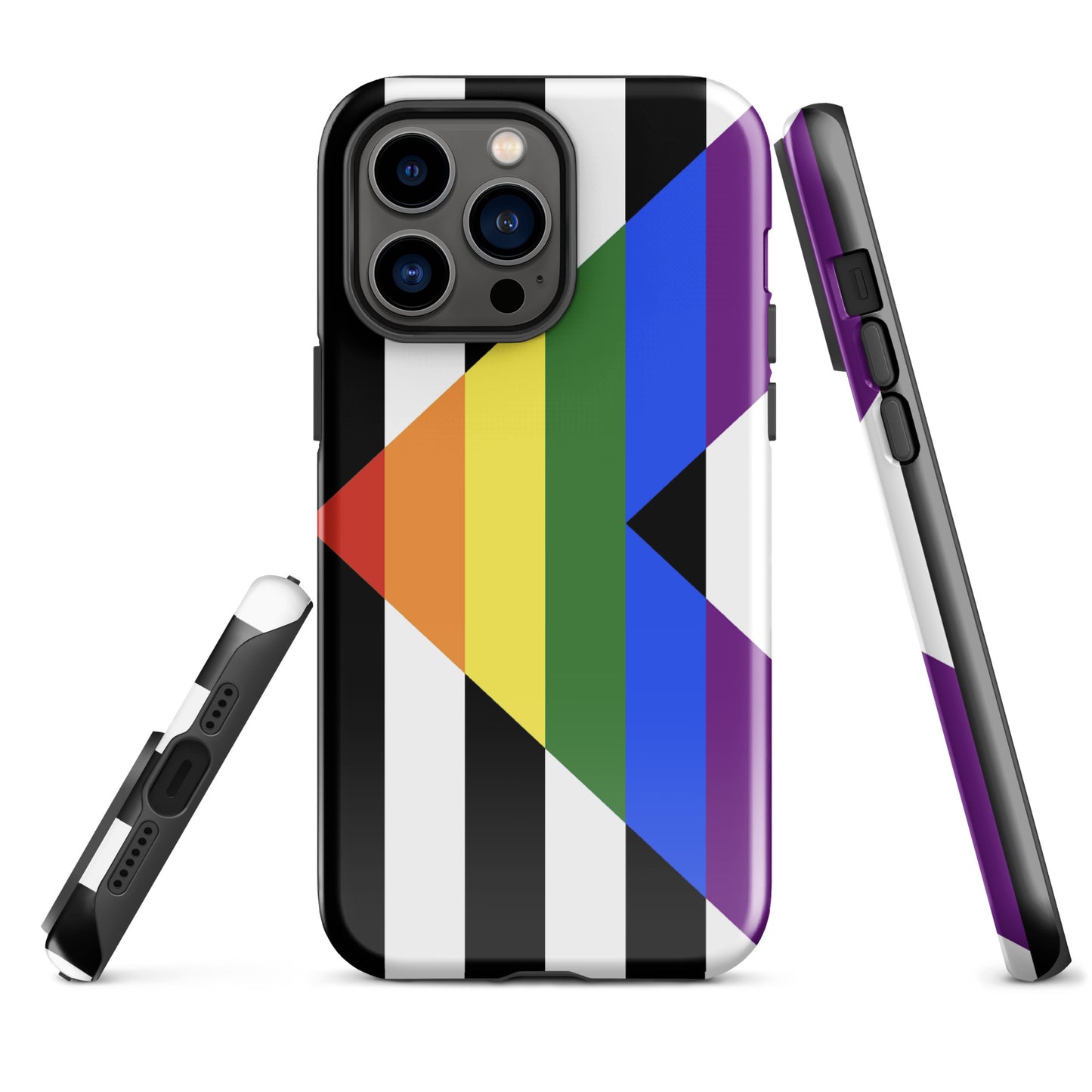 Straight Ally Pride Flag Tough Cell Phone Case for Apple iPhone iPhone 14 Pro Max Straight Ally tough-case-for-iphone-glossy-iphone-14-pro-max-front-64c05c3438b81