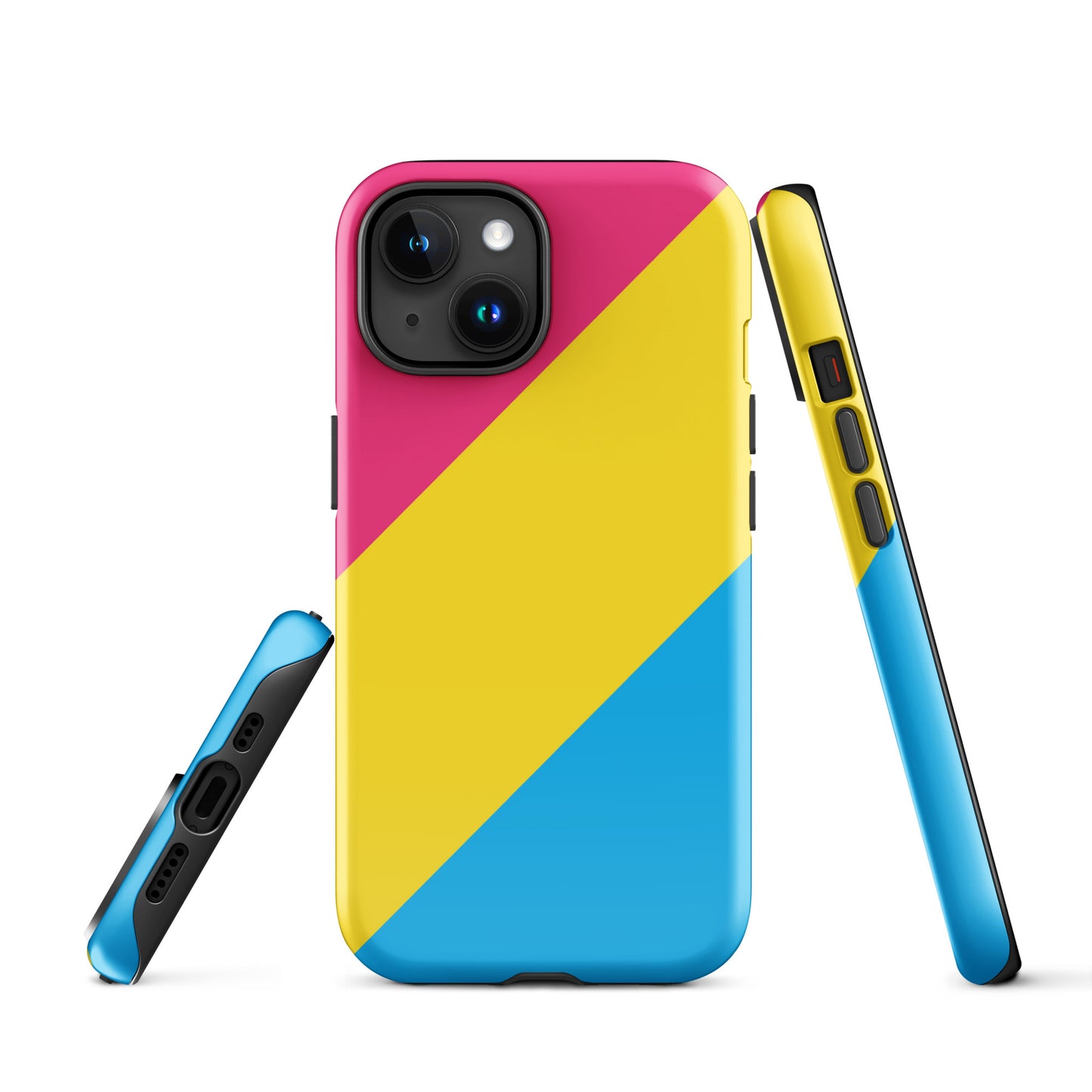 Pansexual Pan Pride Tough Cell Phone Case for Apple iPhone iPhone 15 Pansexual tough-case-for-iphone-glossy-iphone-15-front-674cd24b8279c