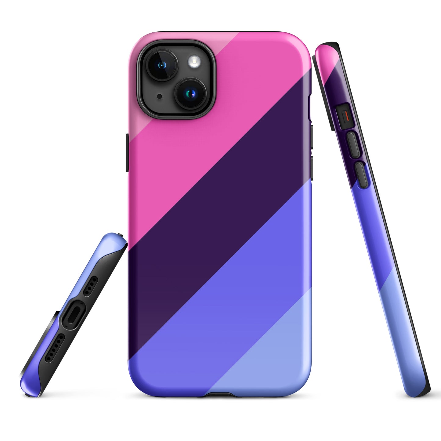 Omnisexual Pride Tough Case for Apple iPhone iPhone 15 Plus Omnisexual tough-case-for-iphone-glossy-iphone-15-plus-front-674ccd434117e