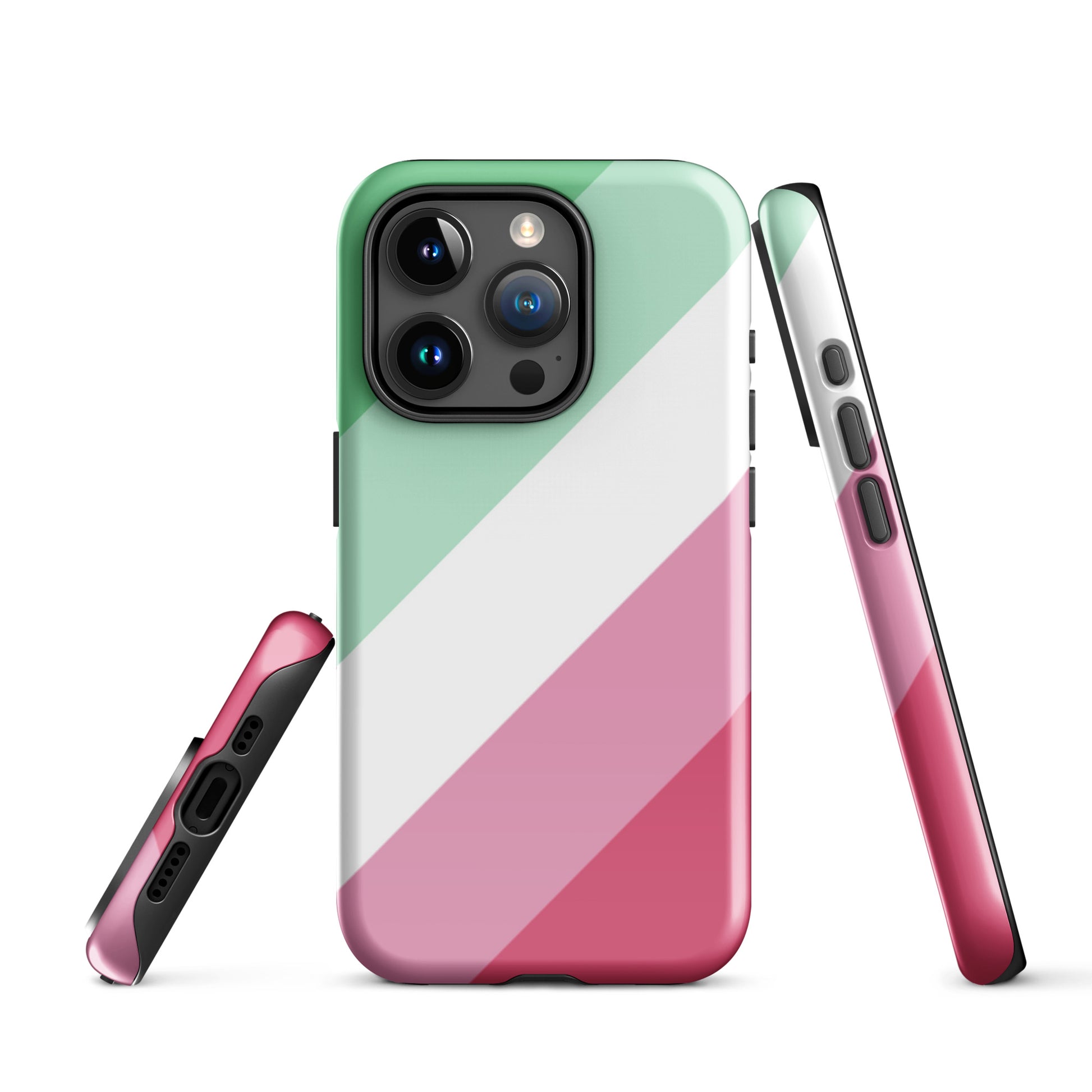 Abrosexual Pride Tough Case for Apple iPhone iPhone 15 Pro Multi Abrosexual tough-case-for-iphone-glossy-iphone-15-pro-front-6596d44343580