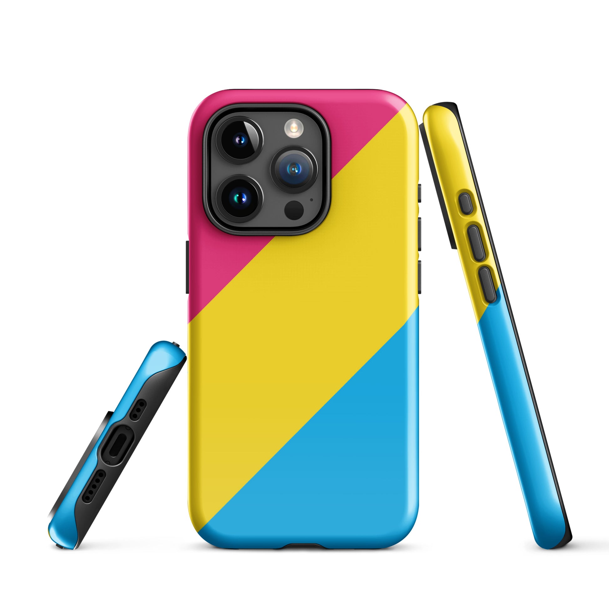 Pansexual Pan Pride Tough Cell Phone Case for Apple iPhone iPhone 15 Pro Pansexual tough-case-for-iphone-glossy-iphone-15-pro-front-674cd24b828b3