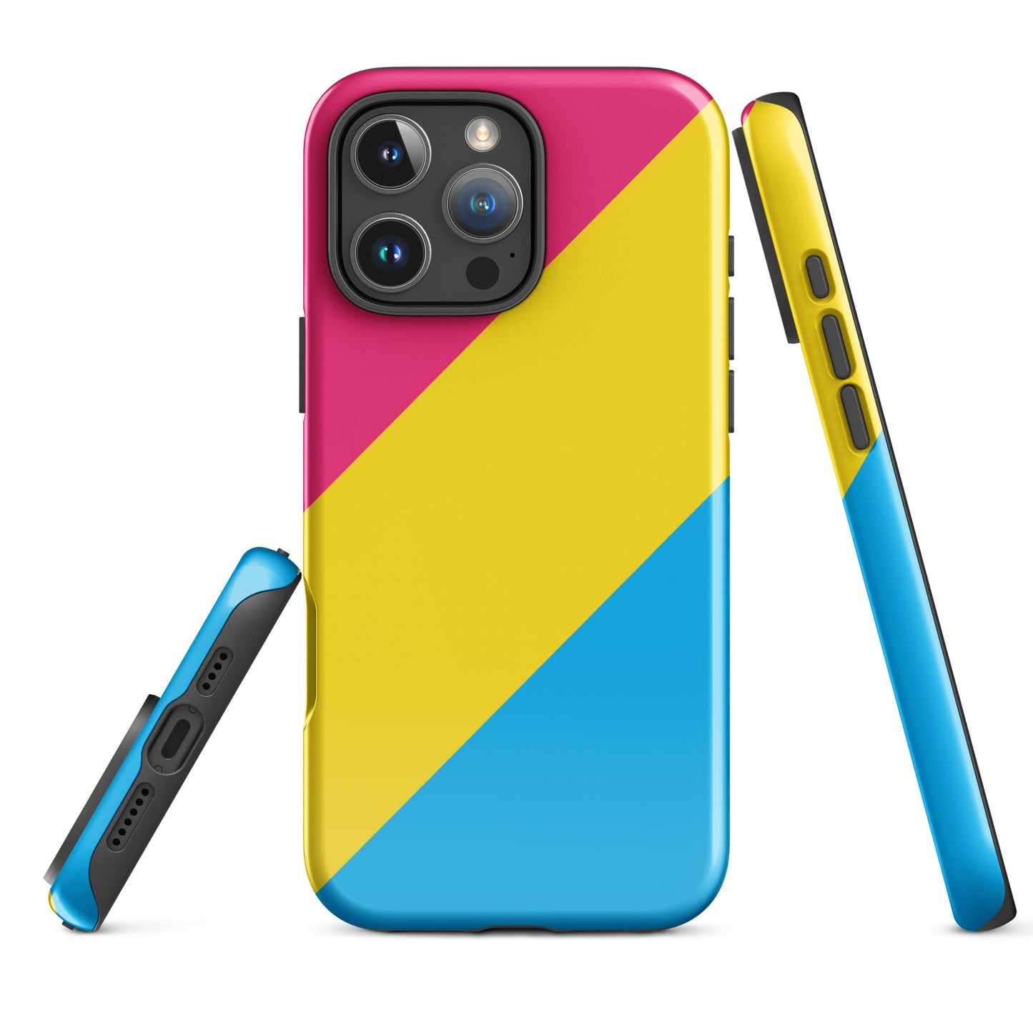 Pansexual Pan Pride Tough Cell Phone Case for Apple iPhone iPhone 16 Pro Max Pansexual tough-case-for-iphone-glossy-iphone-16-pro-max-front-674cd24b82204