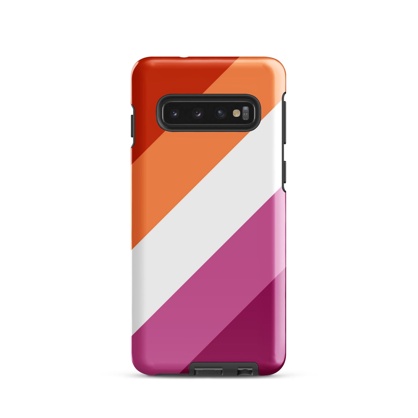 Lesbian Pride Tough Cell Phone Case for Samsung Galaxy Samsung Galaxy S10 Lesbian tough-case-for-samsung-glossy-samsung-galaxy-s10-front-64ceee13a8c43