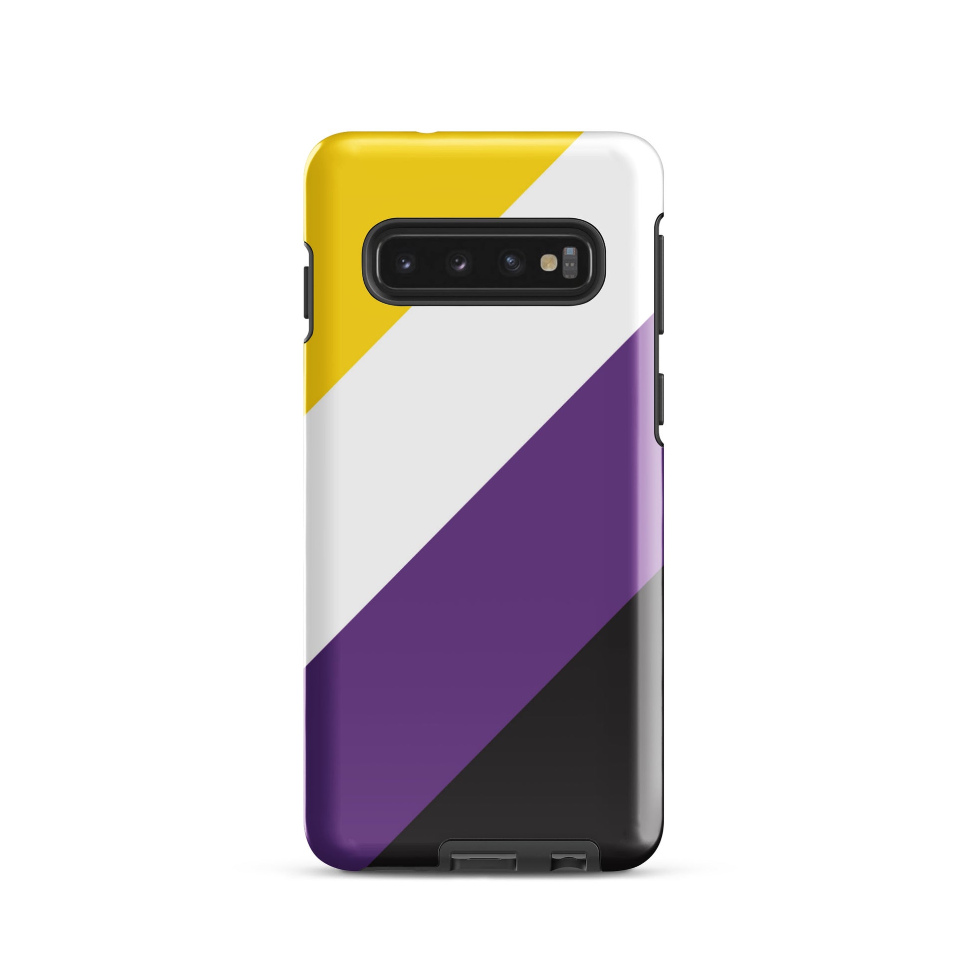 Nonbinary Enby Pride Tough Phone Case for Samsung Galaxy Samsung Galaxy S10 Nonbinary tough-case-for-samsung-glossy-samsung-galaxy-s10-front-64ceeeb2245d0