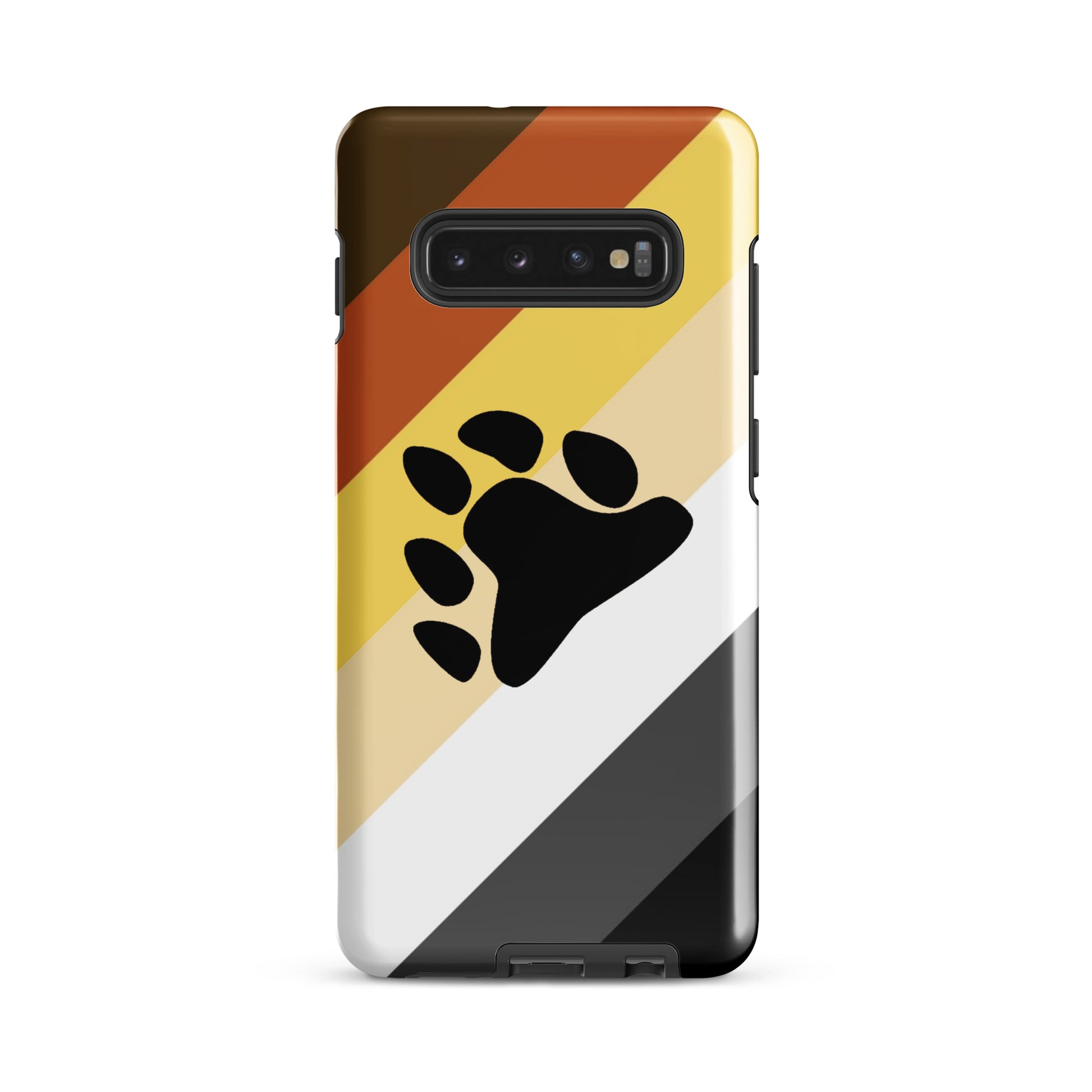 Gay Bear Pride Tough Cell Phone Case for Samsung Galaxy Samsung Galaxy S10 Plus Gay tough-case-for-samsung-glossy-samsung-galaxy-s10-plus-front-64ceea5402ad0