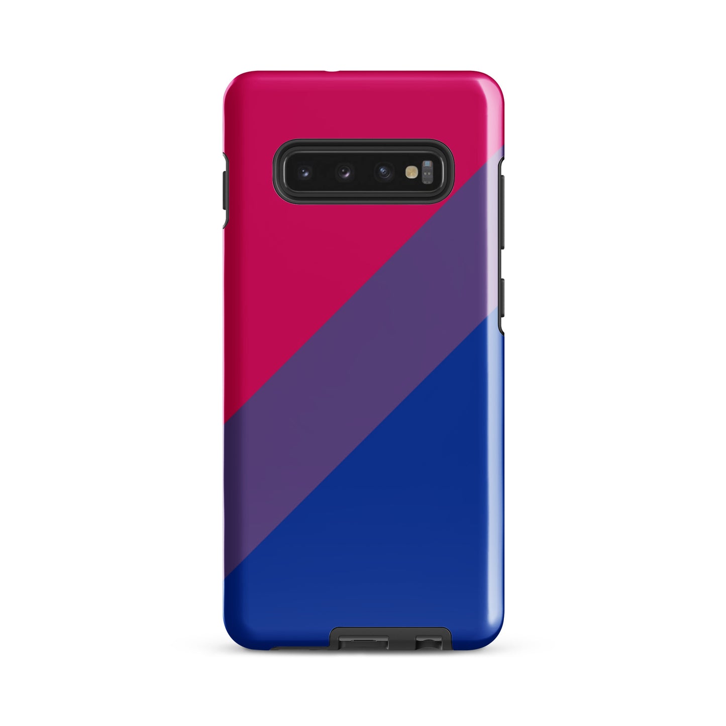 Bisexual Bi Pride Tough Cell Phone Case for Samsung Galaxy Samsung Galaxy S10 Plus Bisexual tough-case-for-samsung-glossy-samsung-galaxy-s10-plus-front-64ceebaa508d7