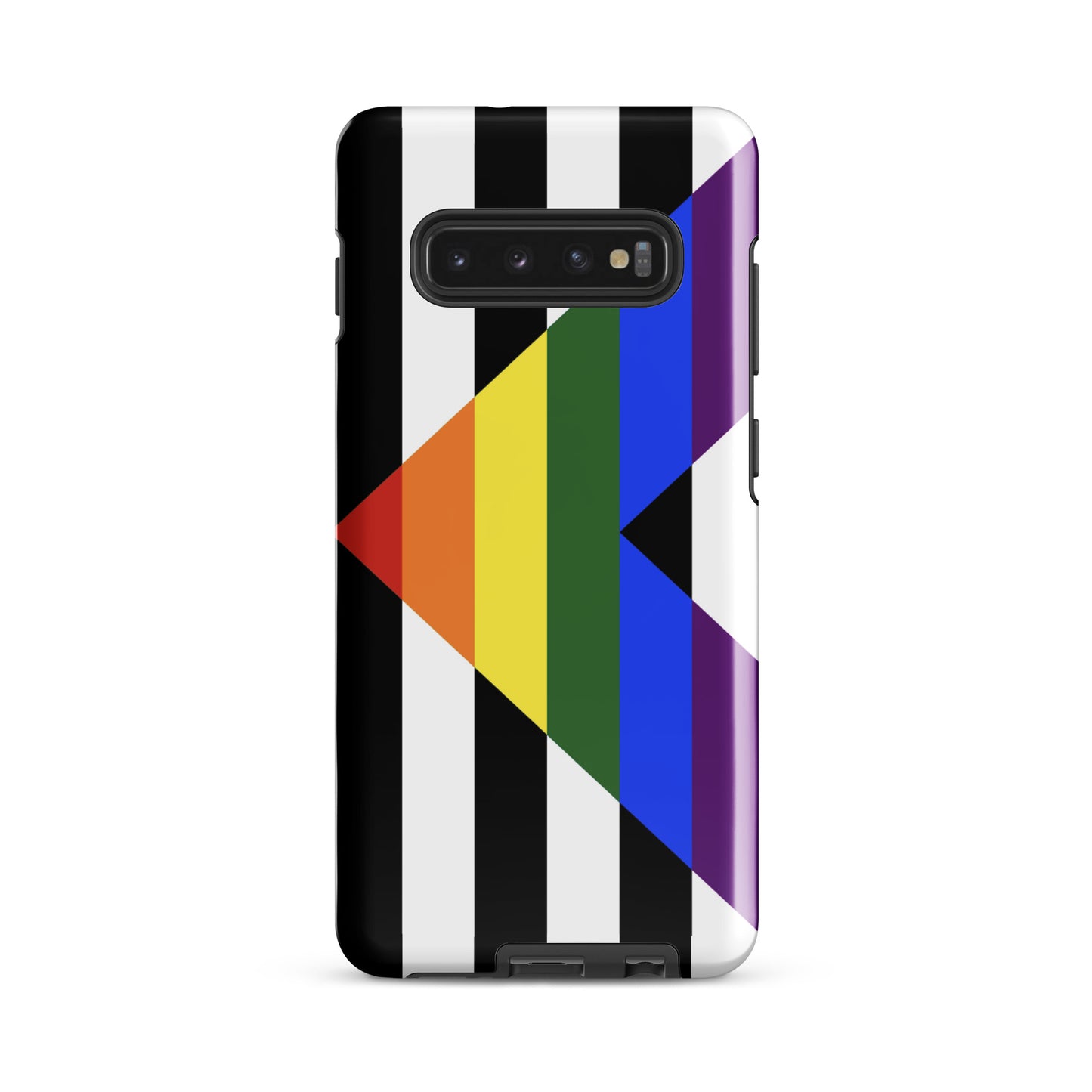 Straight Ally Pride Flag Tough Cell Phone Case for Samsung Galaxy Samsung Galaxy S10 Plus Straight Ally tough-case-for-samsung-glossy-samsung-galaxy-s10-plus-front-64cef0a800cda