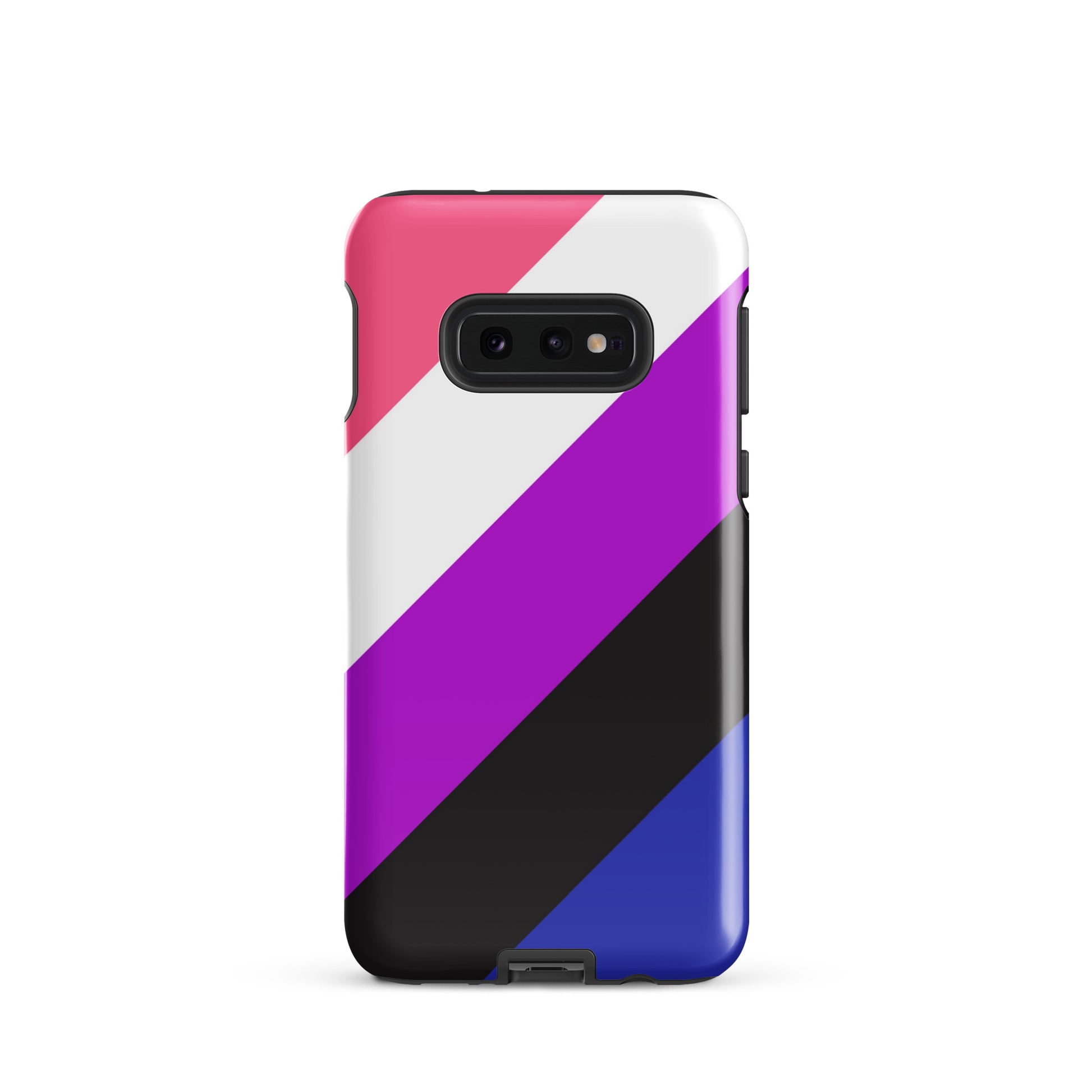 Genderfluid Pride Tough Cell Phone Case for Samsung Galaxy Samsung Galaxy S10e Genderfluid tough-case-for-samsung-glossy-samsung-galaxy-s10e-front-64ceec6f473e0