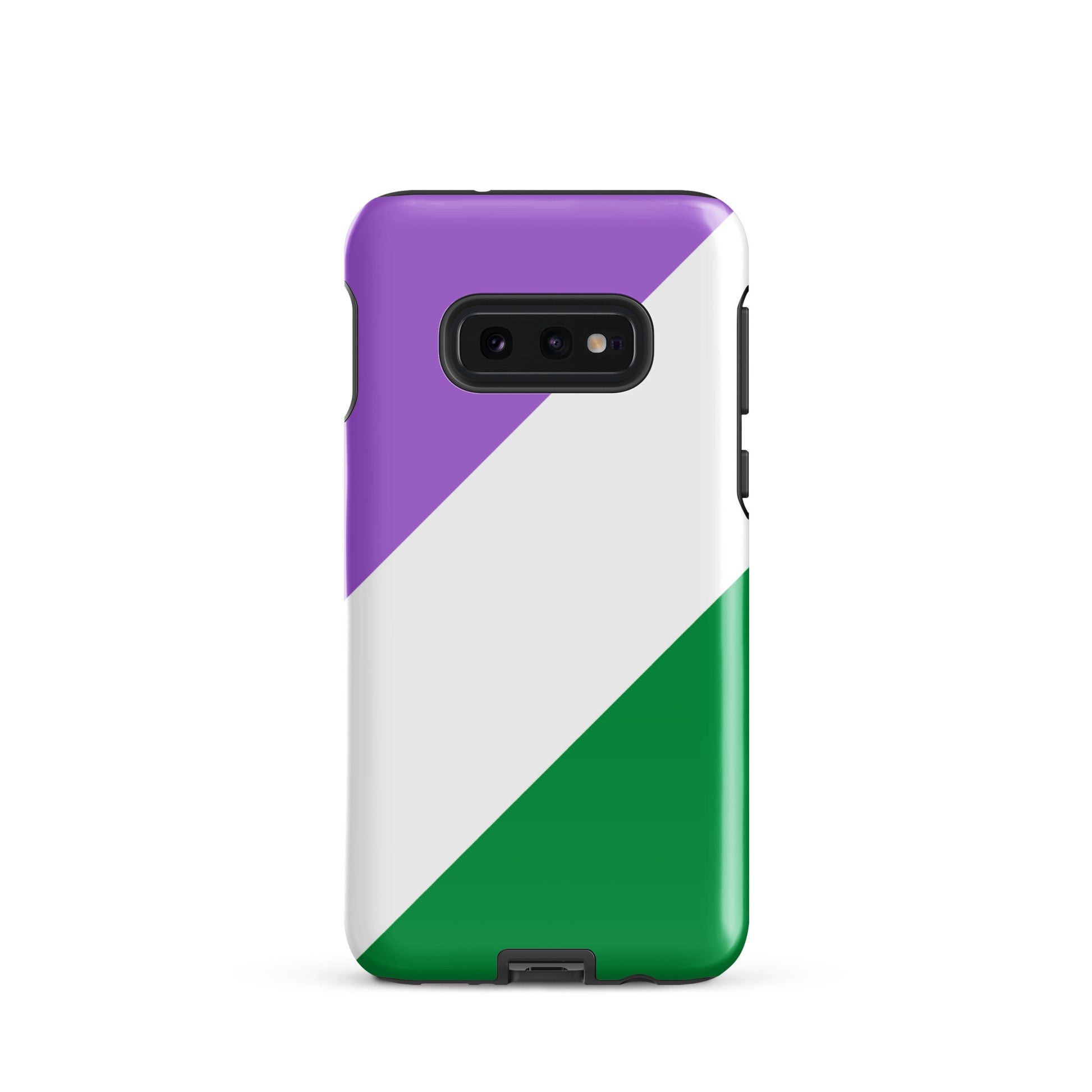 Genderqueer Pride Tough Cell Phone Case for Samsung Galaxy Samsung Galaxy S10e Genderqueer tough-case-for-samsung-glossy-samsung-galaxy-s10e-front-64ceecd9c4326