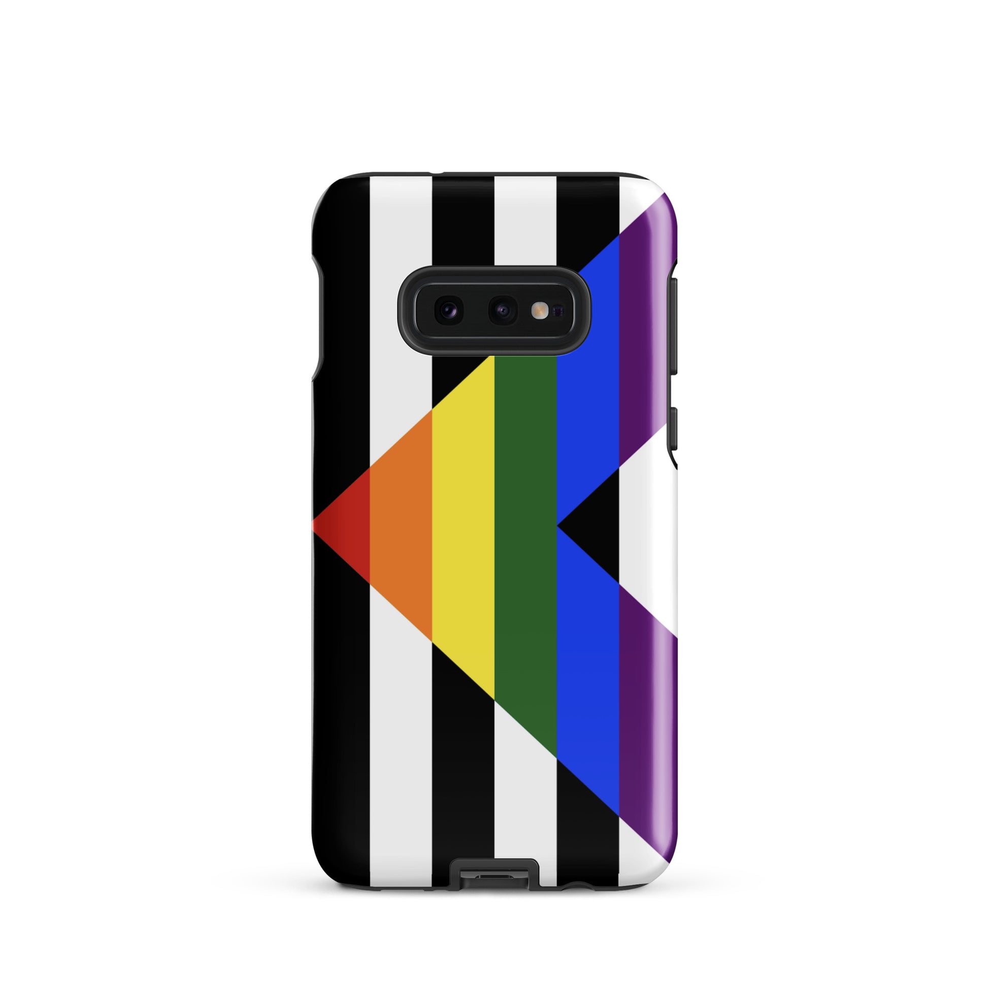 Straight Ally Pride Flag Tough Cell Phone Case for Samsung Galaxy Samsung Galaxy S10e Straight Ally tough-case-for-samsung-glossy-samsung-galaxy-s10e-front-64cef0a800d38