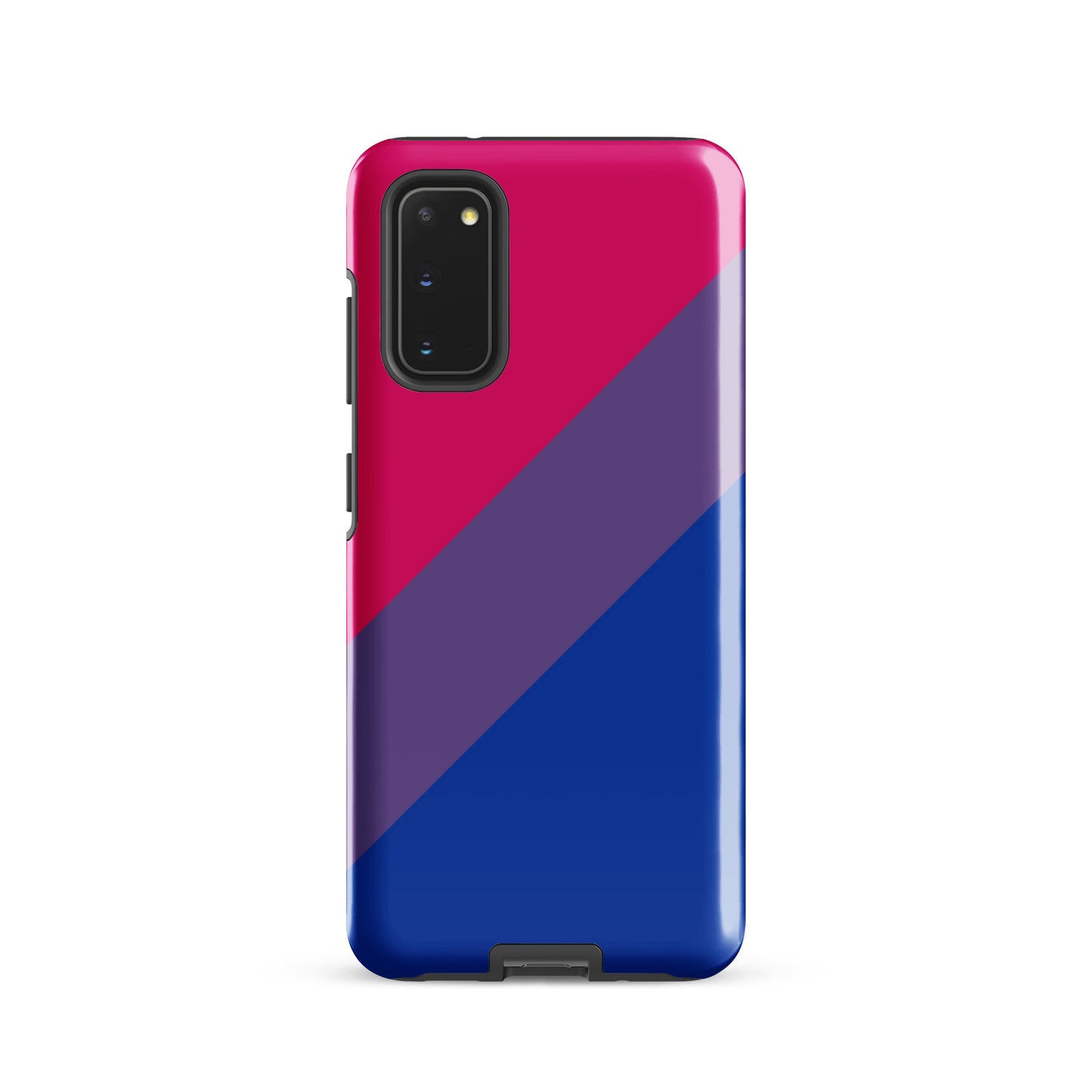 Bisexual Bi Pride Tough Cell Phone Case for Samsung Galaxy Samsung Galaxy S20 Bisexual tough-case-for-samsung-glossy-samsung-galaxy-s20-front-64ceebaa5097c