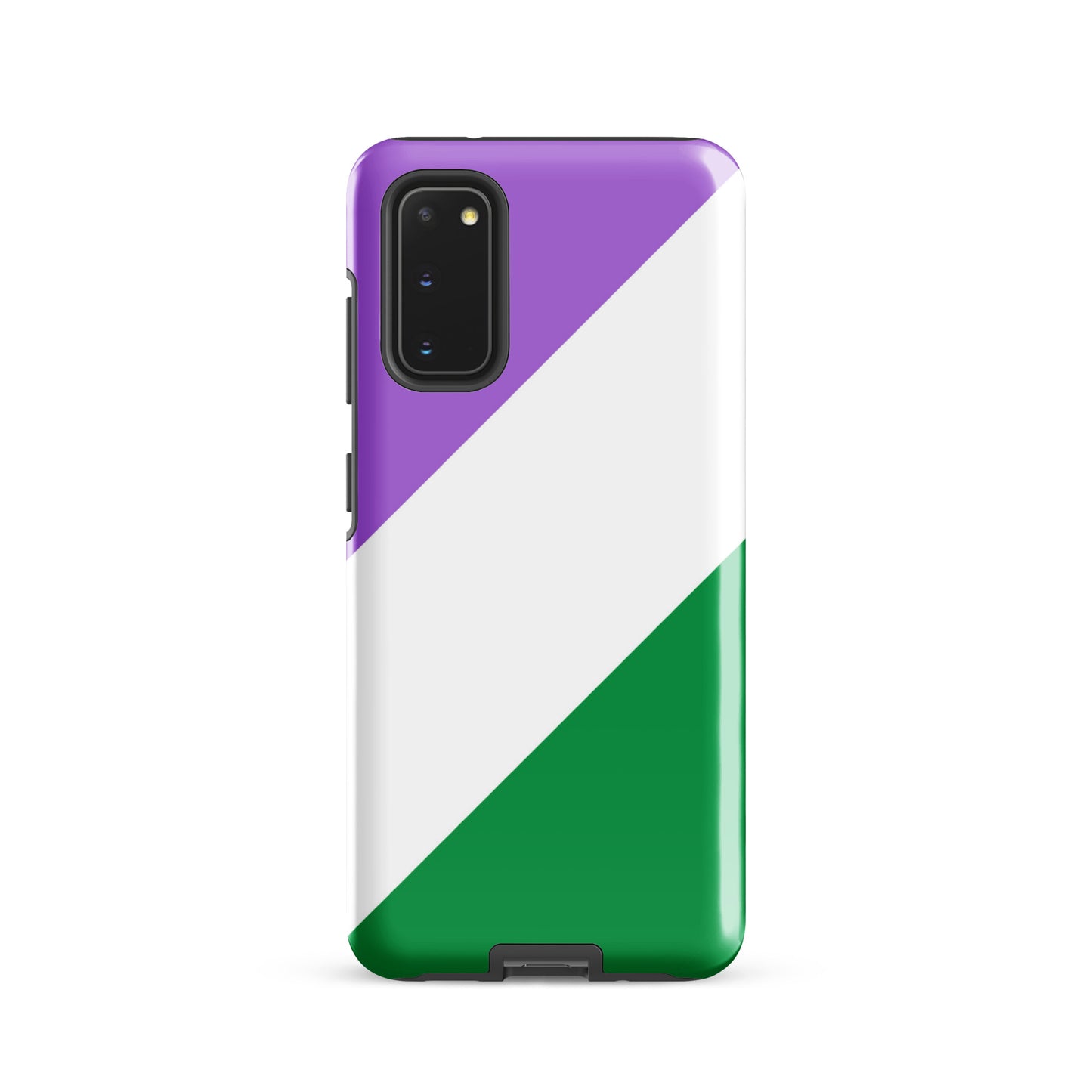 Genderqueer Pride Tough Cell Phone Case for Samsung Galaxy Samsung Galaxy S20 Genderqueer tough-case-for-samsung-glossy-samsung-galaxy-s20-front-64ceecd9c43a7