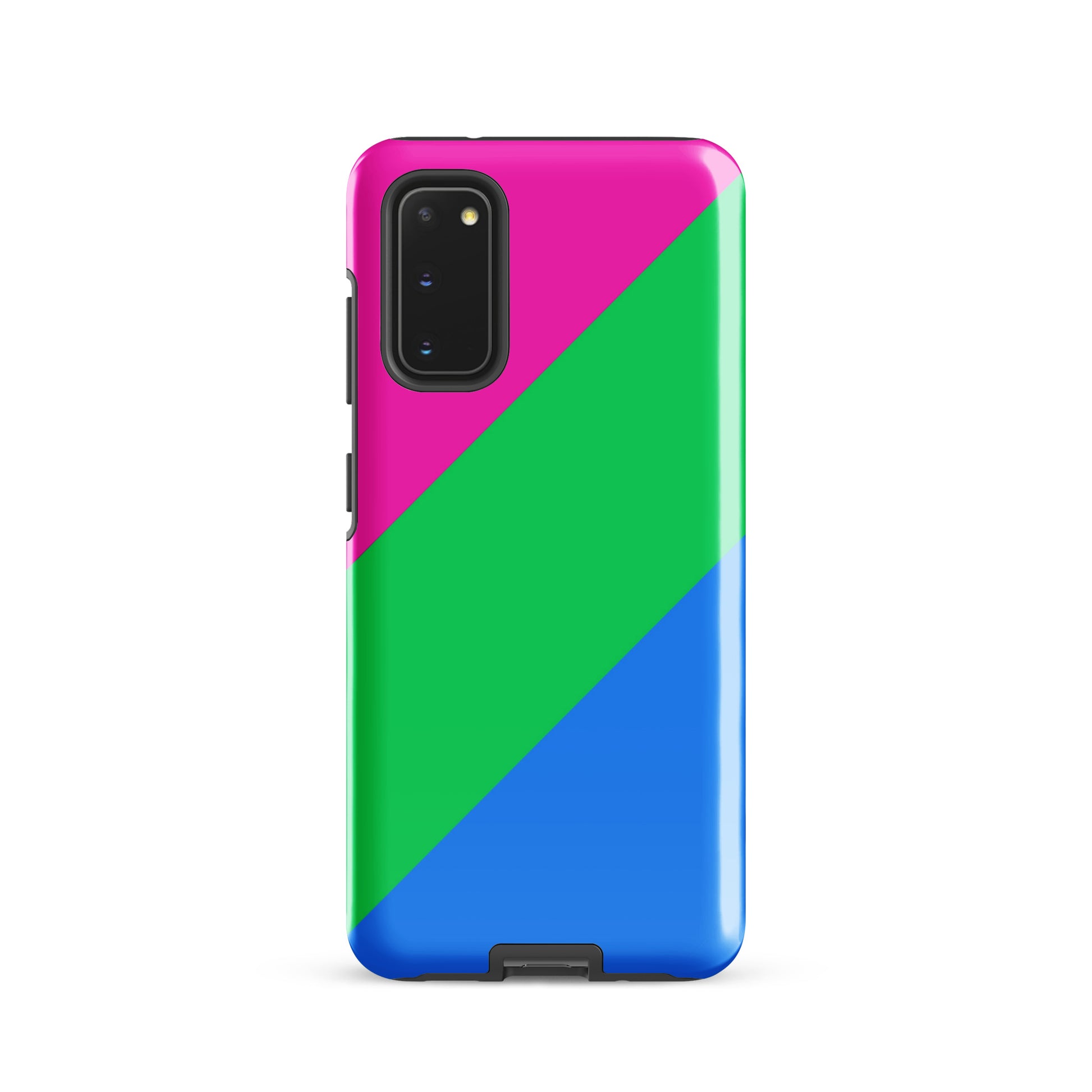 Polysexual Poly Pride Tough Cell Phone Case for Samsung Galaxy Samsung Galaxy S20 Polysexual tough-case-for-samsung-glossy-samsung-galaxy-s20-front-64ceef81c9716