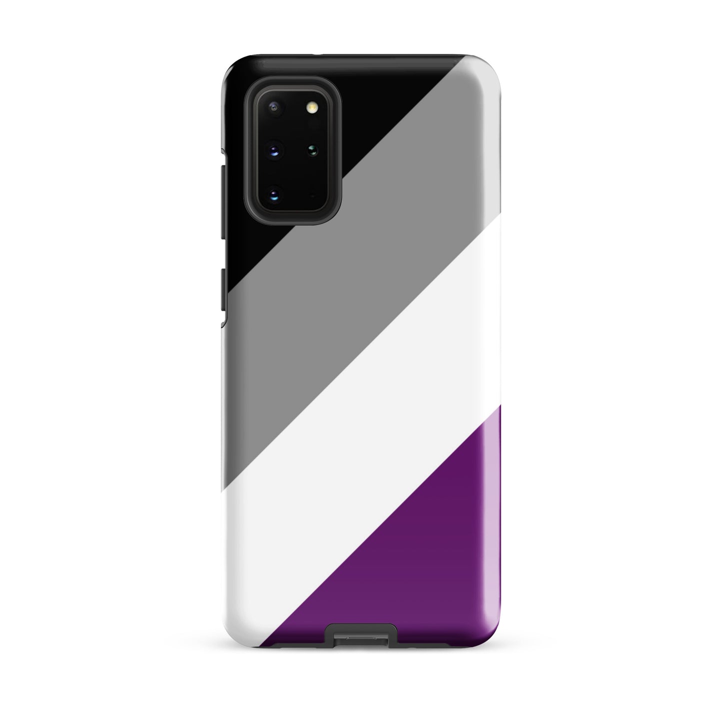 Asexual Ace Pride Tough Cell Phone Case for Samsung Galaxy Samsung Galaxy S20 Plus Asexual tough-case-for-samsung-glossy-samsung-galaxy-s20-plus-front-64cee7edd0ebc